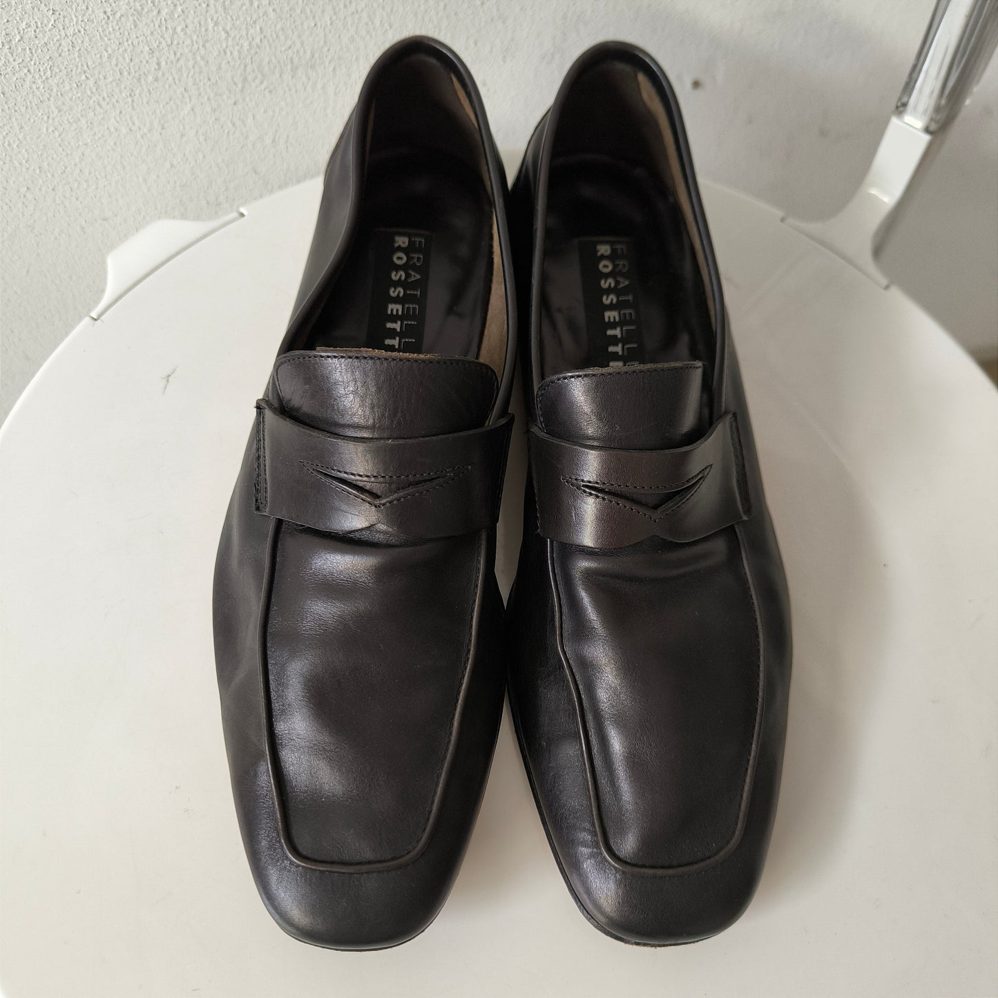 Mocassino Fratelli Rossetti in pelle nero n.9