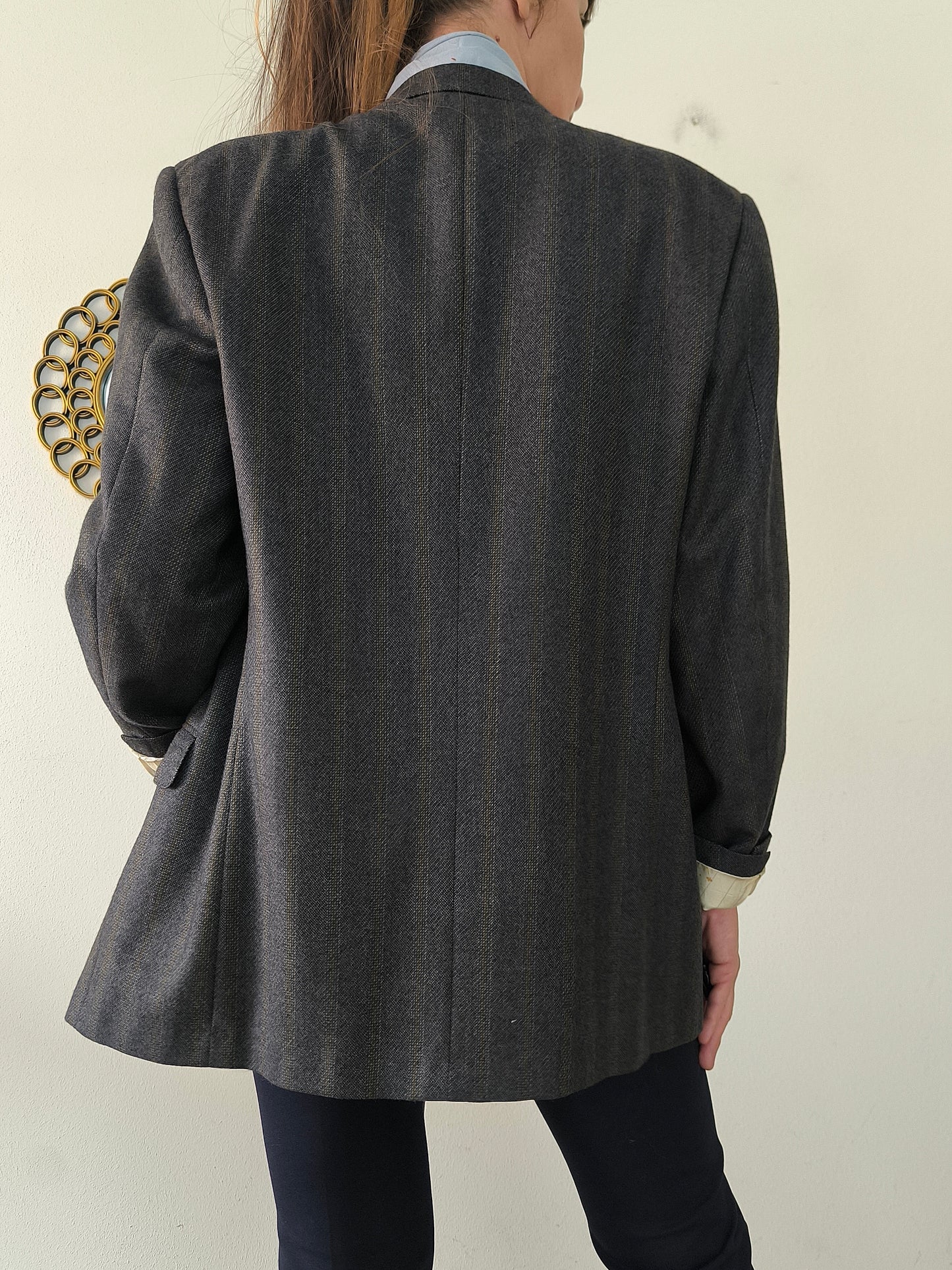 Blazer Corneliani pura lana grigio