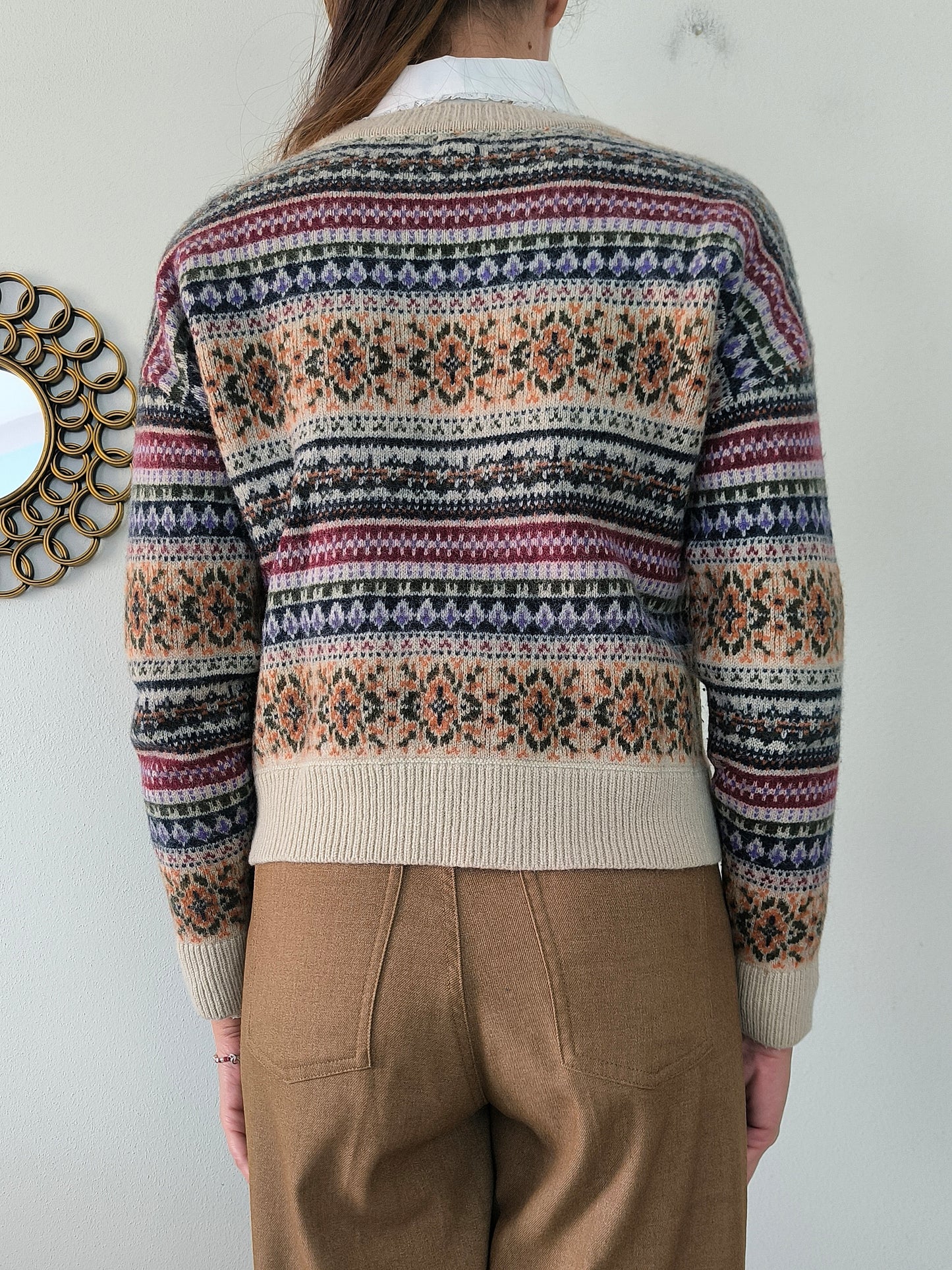 Maglione Scout fantasia misto lana