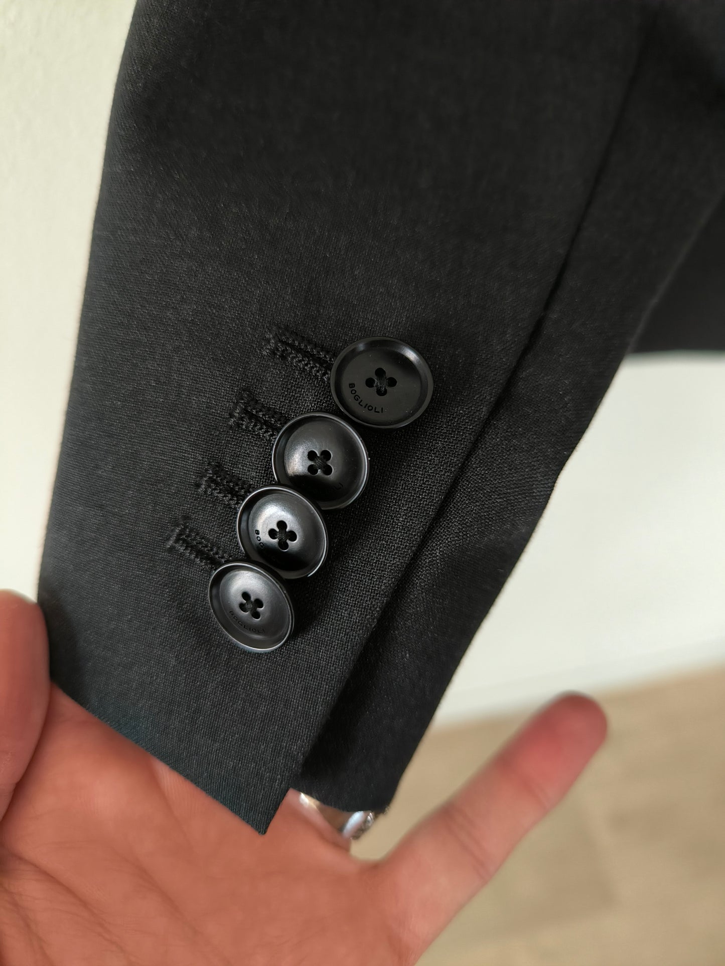 Blazer nero unisex Boglioli