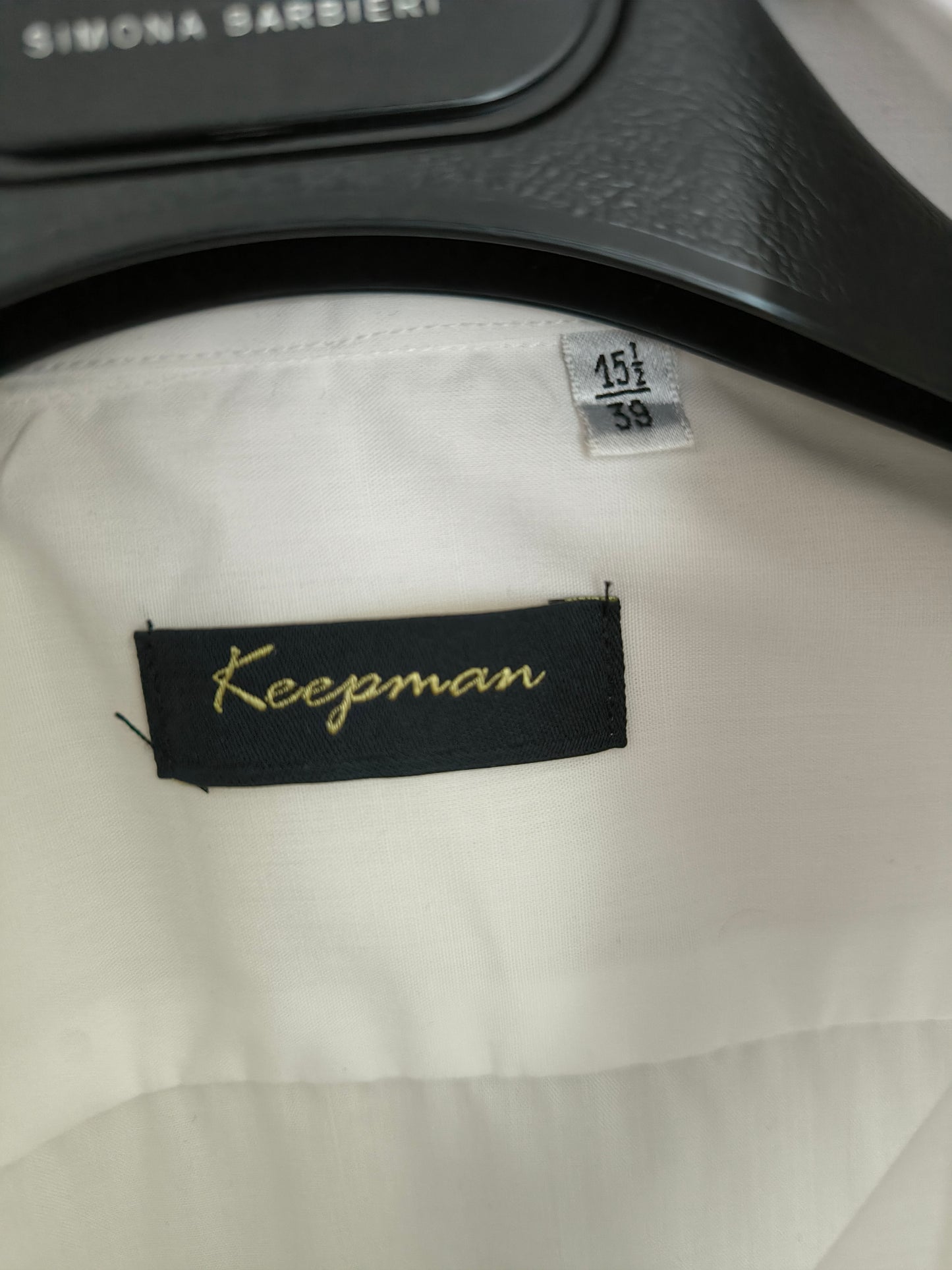 Camicia bianca puro cotone Keepman