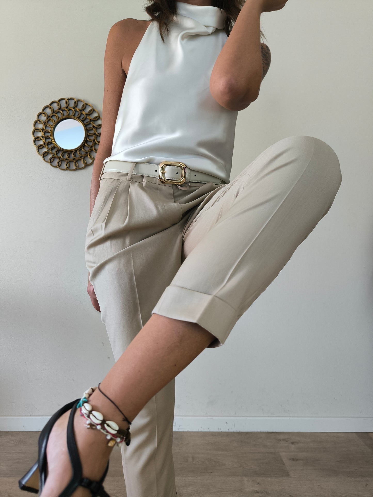Pantalone Liviana Conti fresco lana tg 44