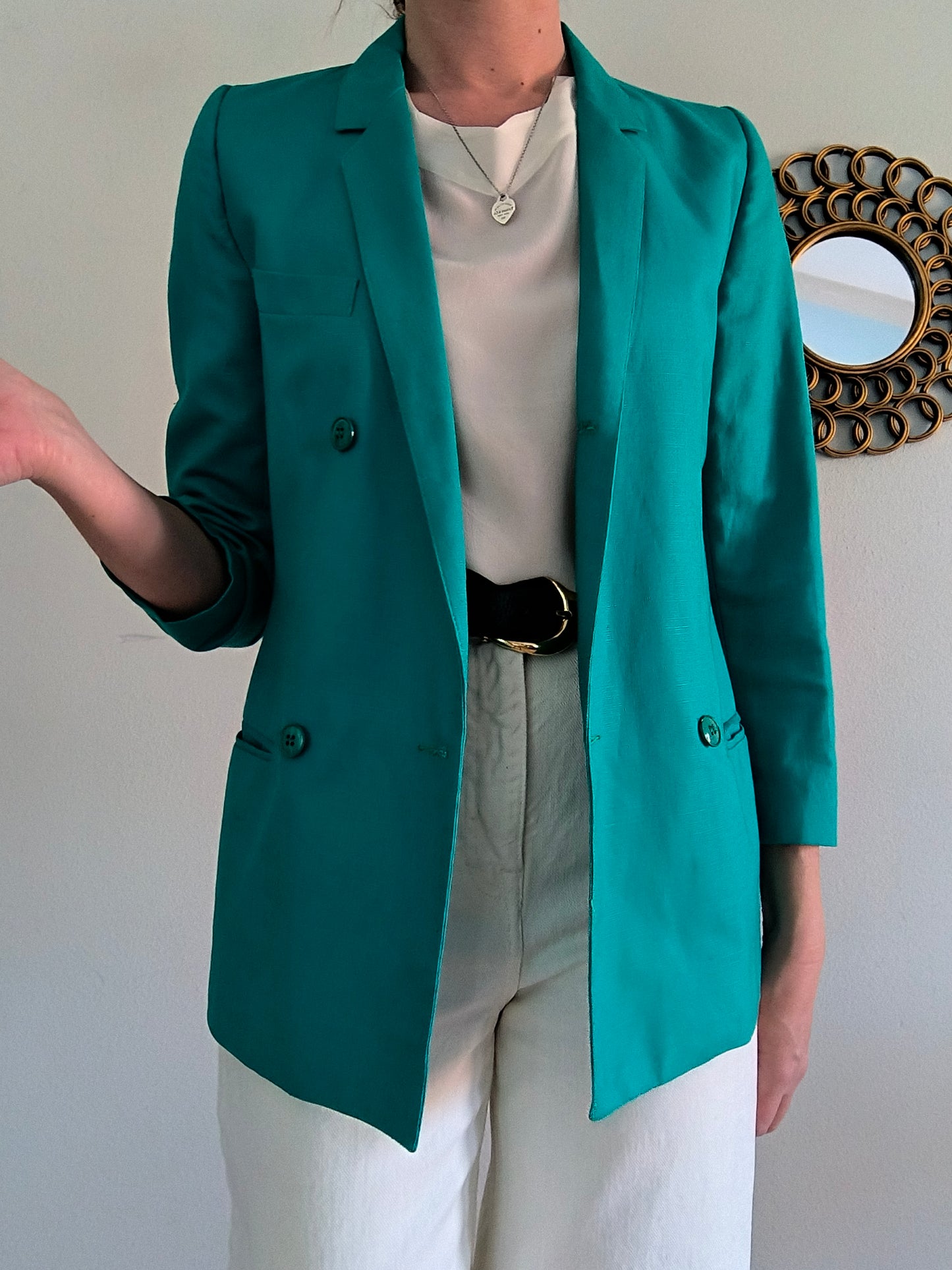 Blazer vintage WaterGate verde mare