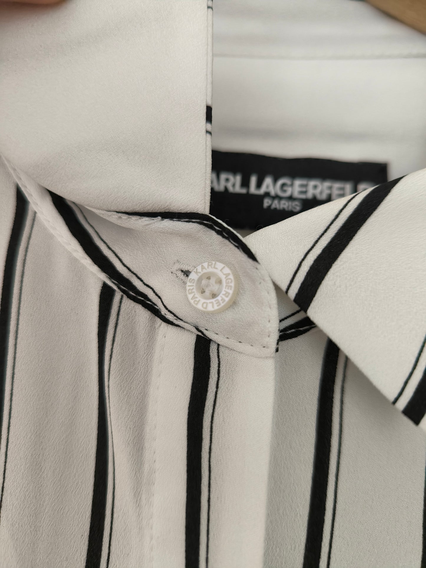 Camicetta Karl Lagerfeld rigata tg M
