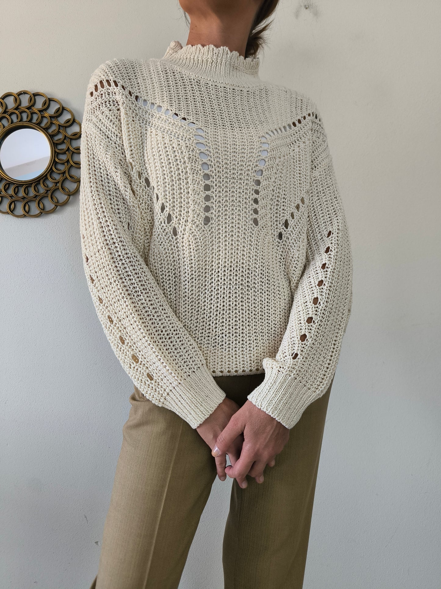 maglione panna Nice &chic