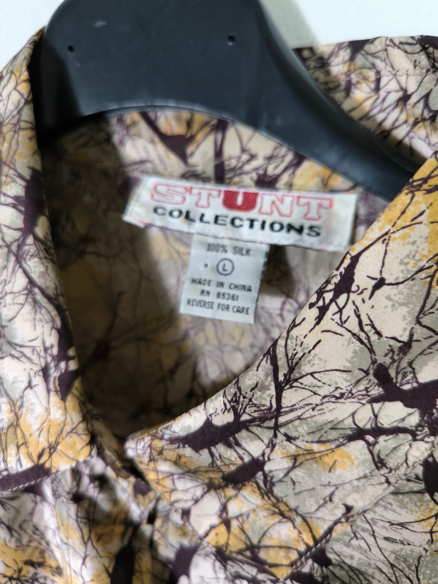 Camicia vintage unisex pura seta