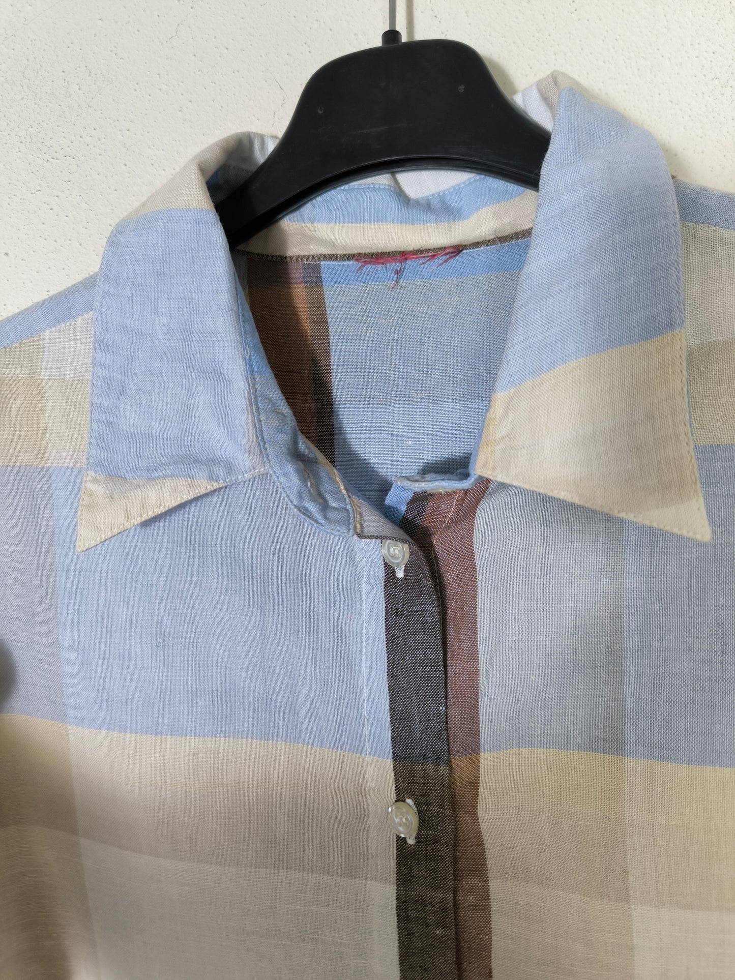 Camicia in cotone a quadri