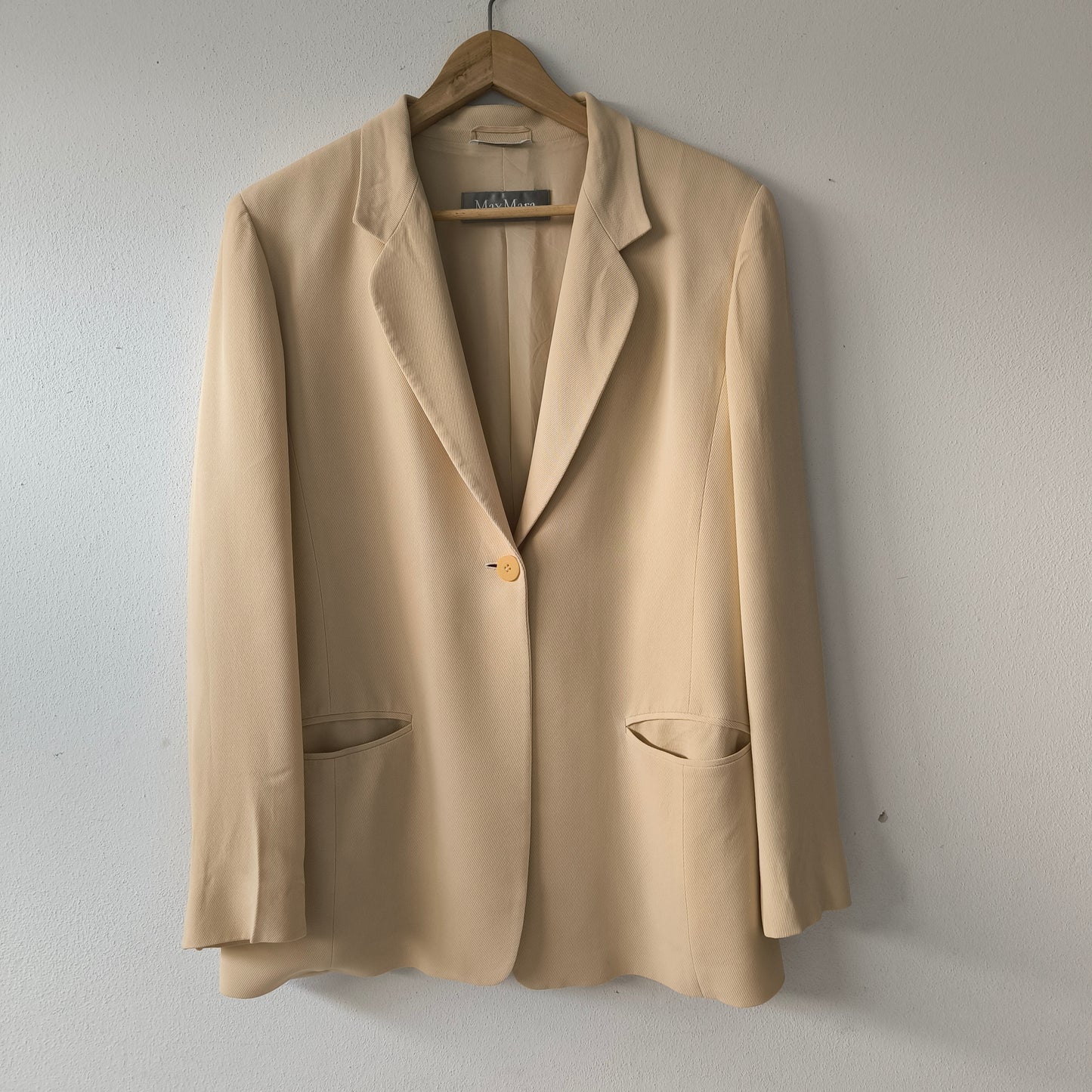 Blazer Max Mara panna tg 48/One size