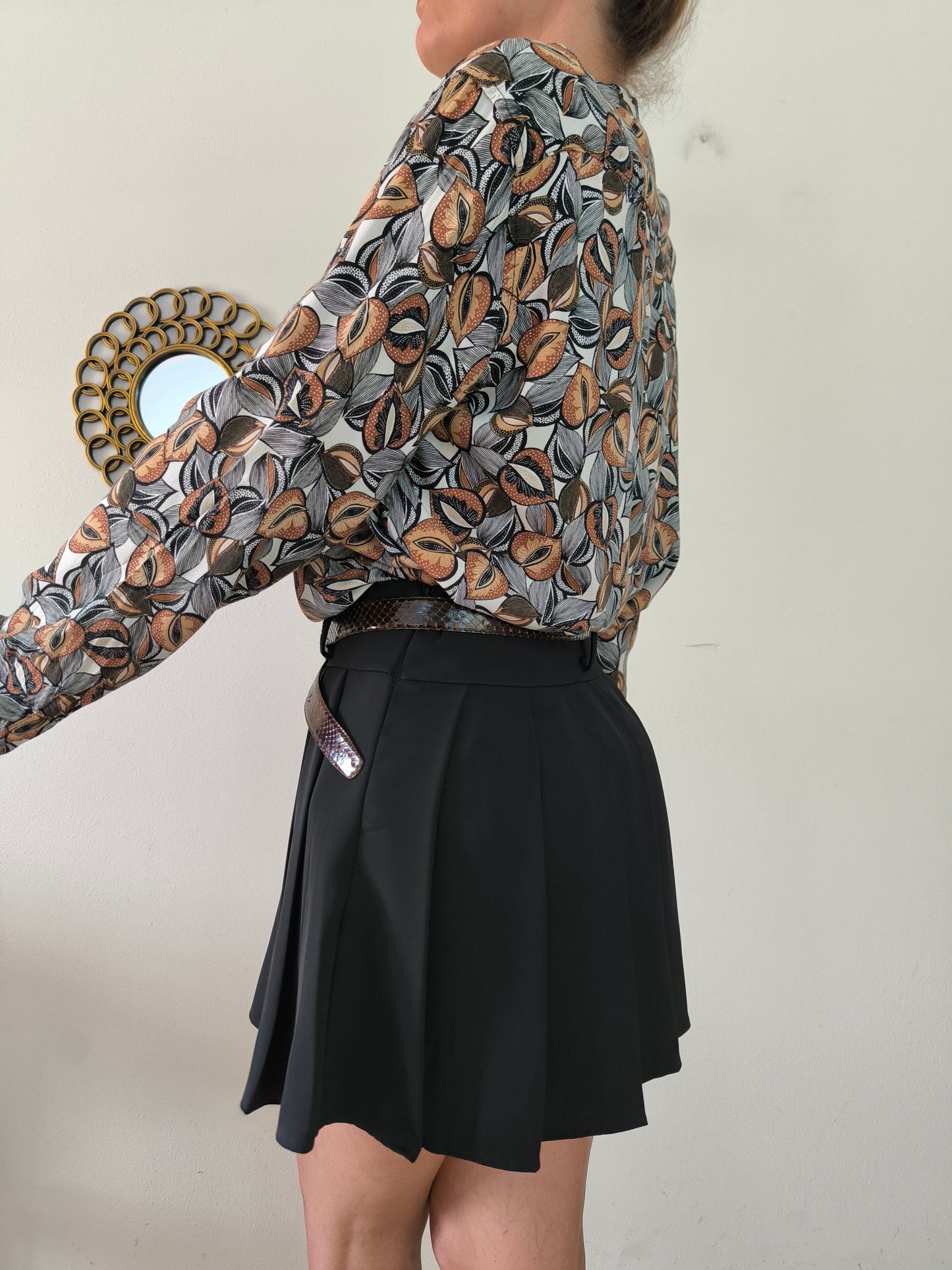 Camicia unisex fantasia in viscosa