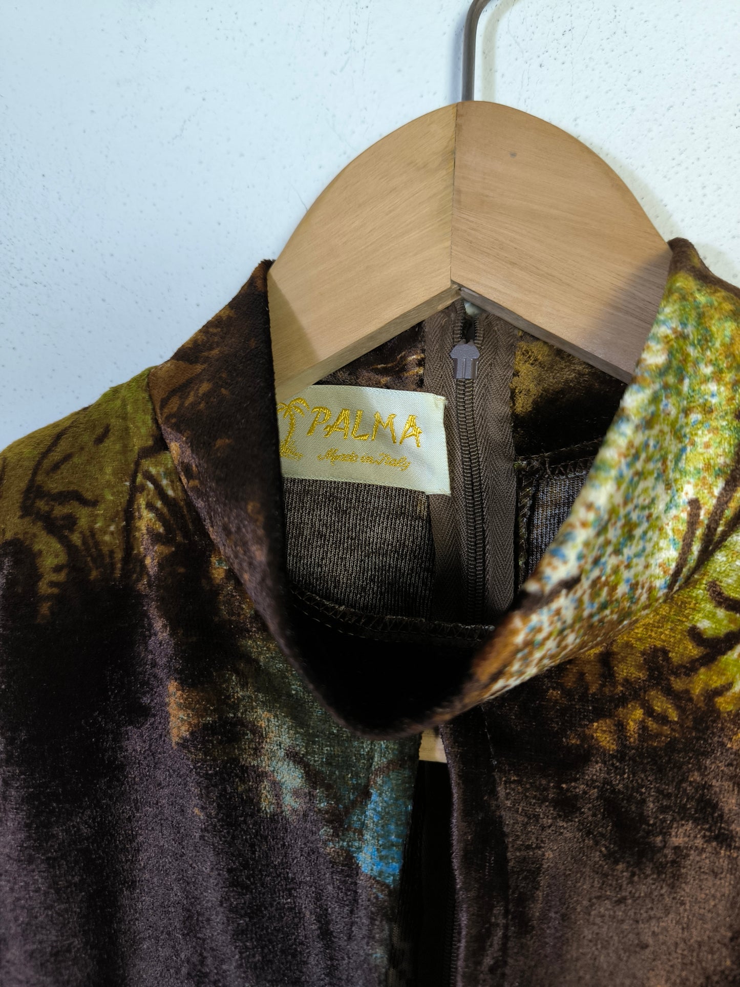 Jumpsuit in velluto vintage tg M