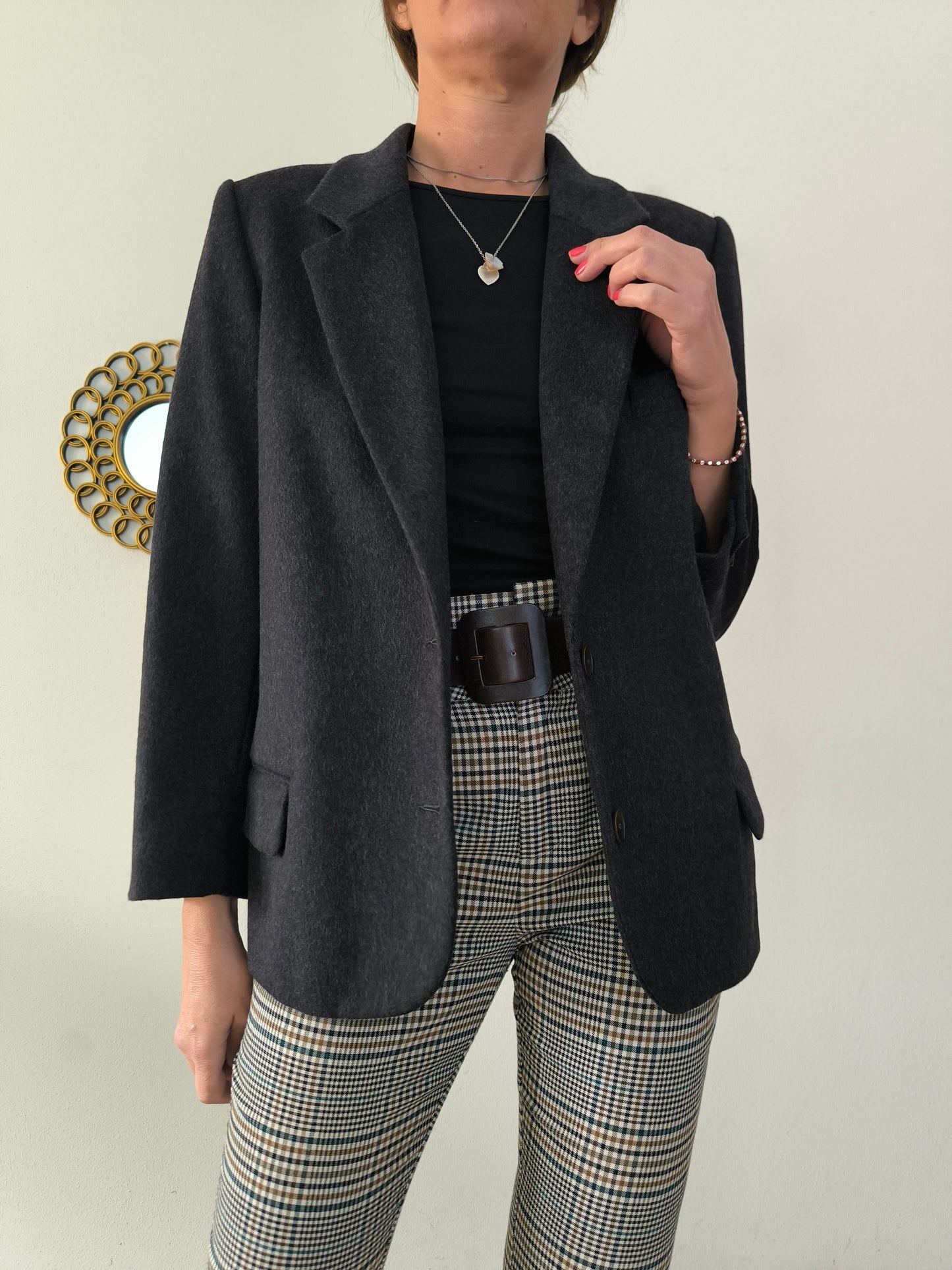 Blazer Fiorella Rubino lana e cashmere tg M/L