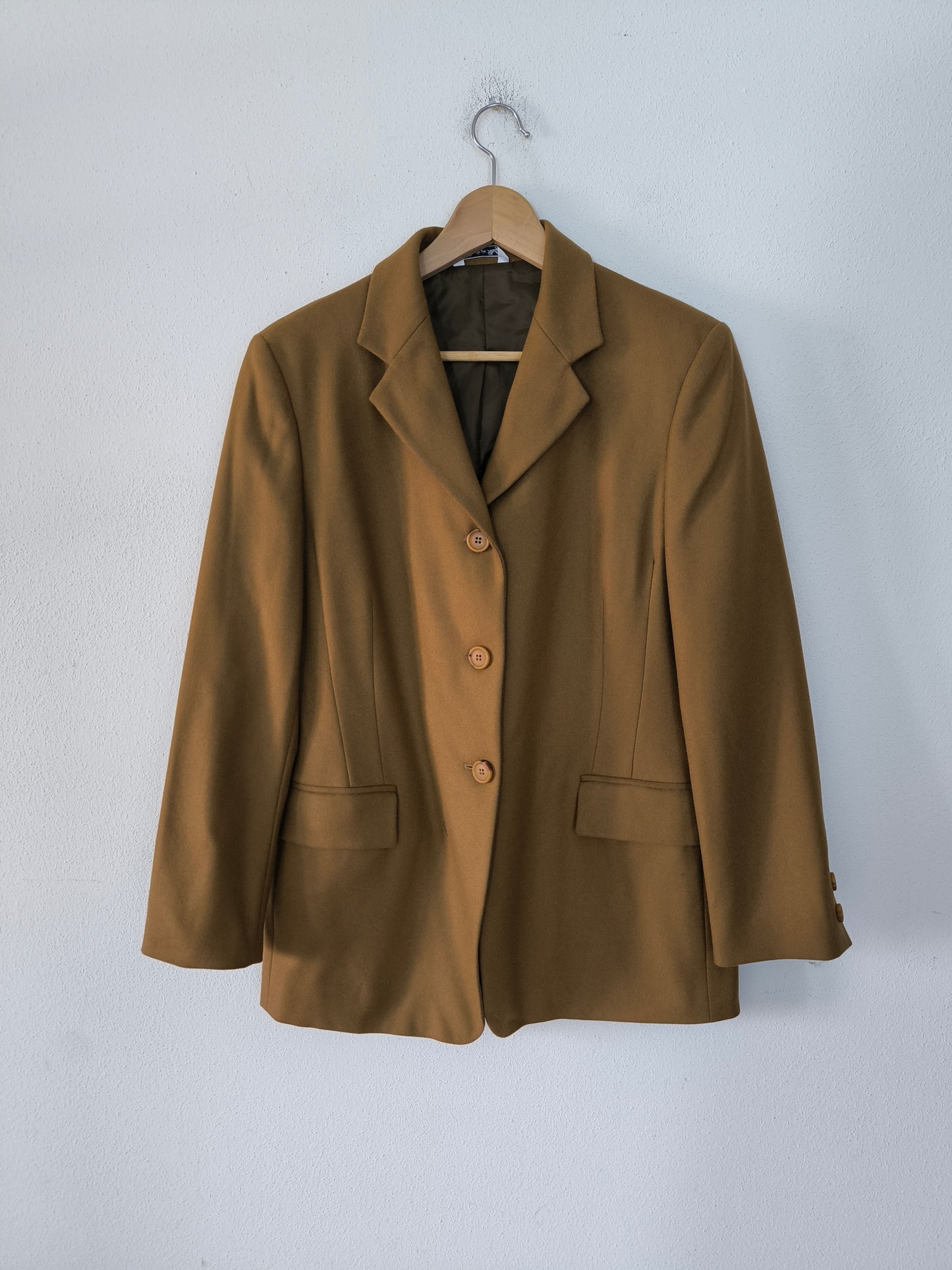 Blazer cammello in lana tg M