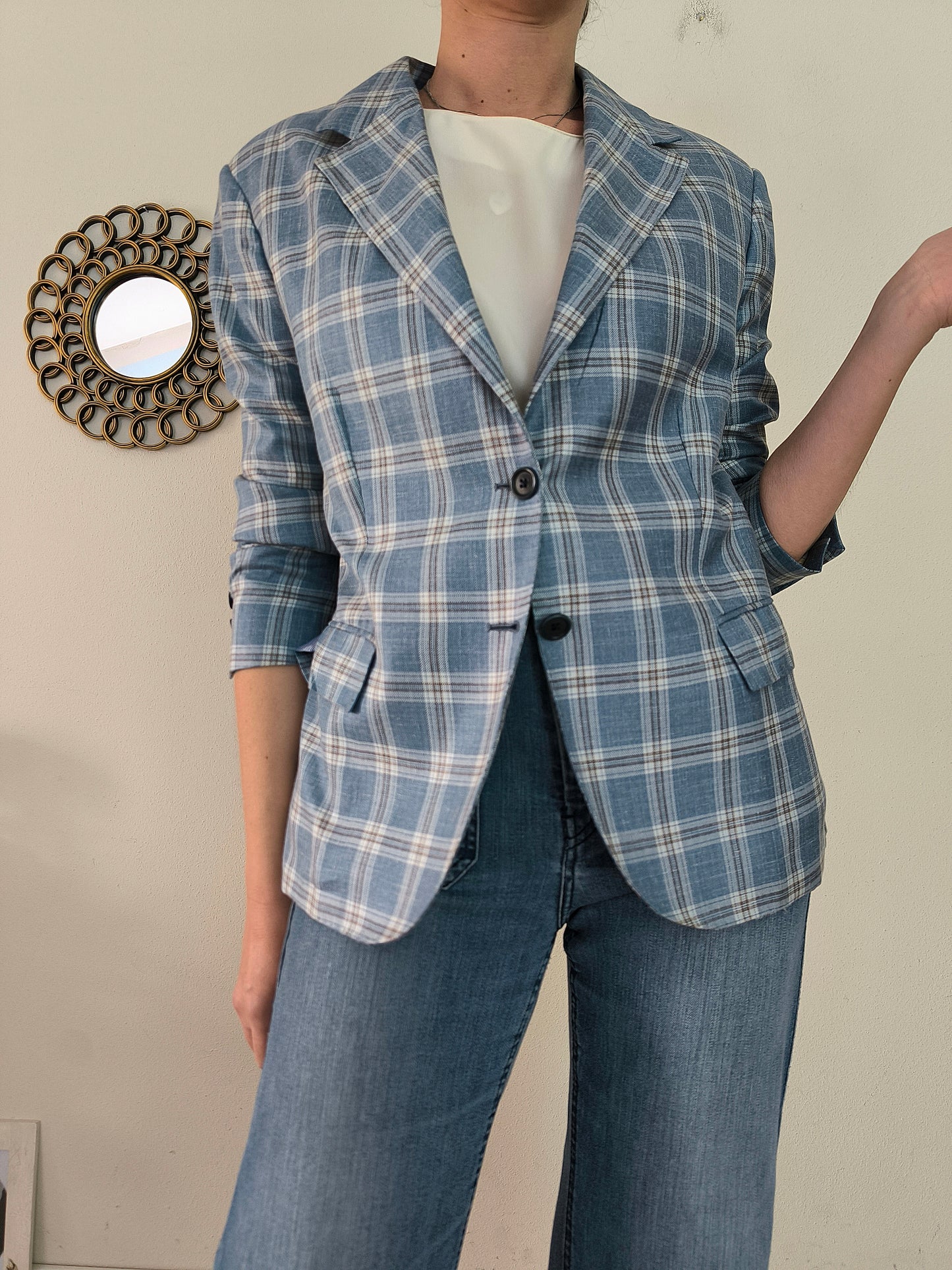 Blazer Sartoria Ernesto Capua azzurro