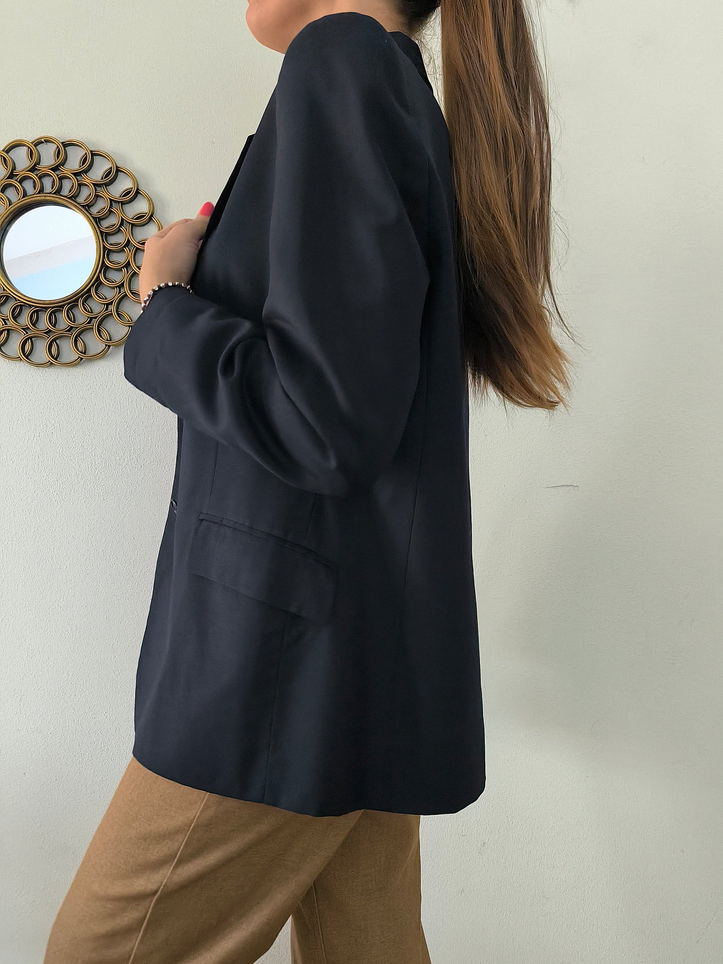 Blazer Sisley blu notte tg L
