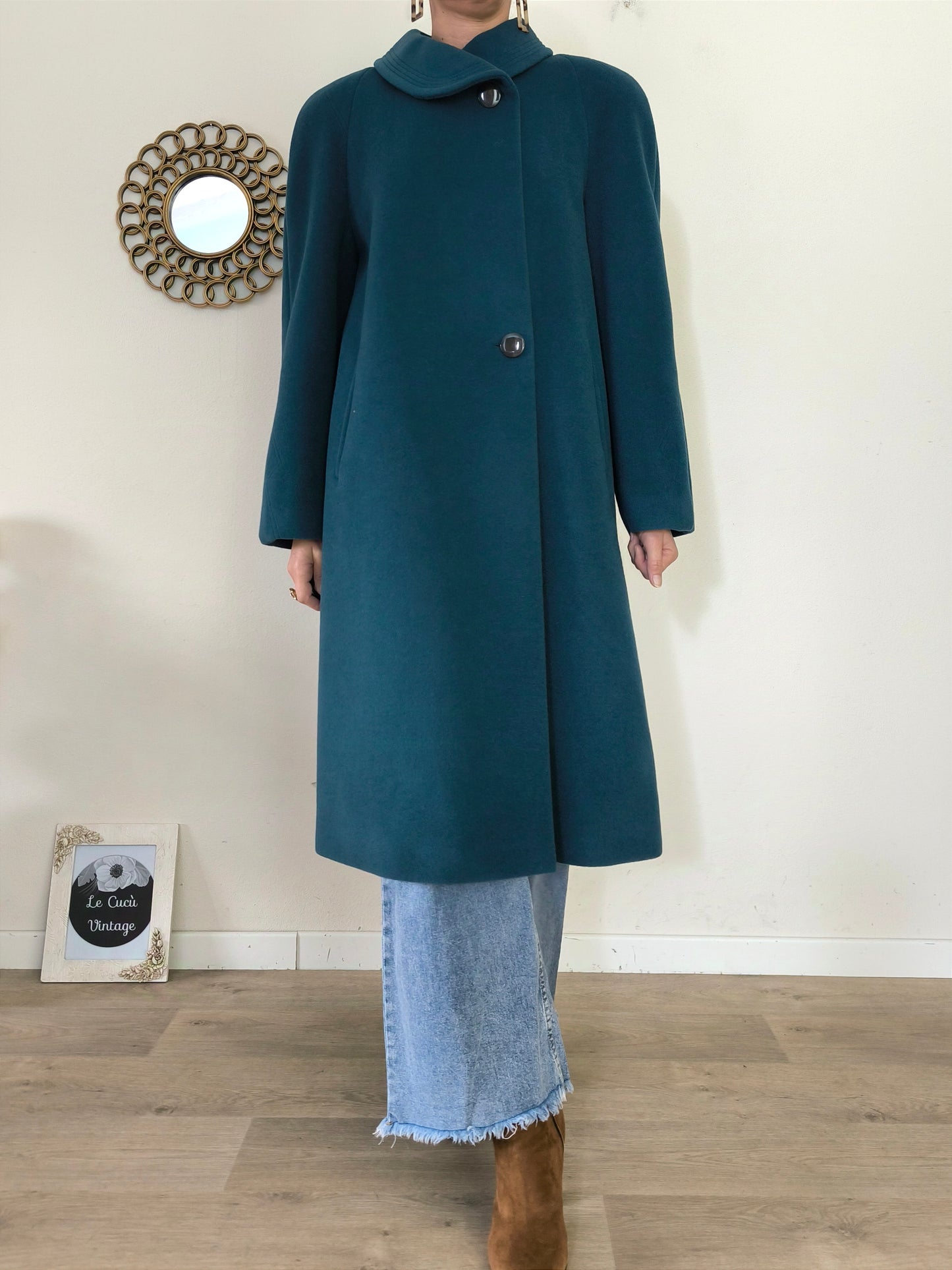 Cappotto ottanio pura lana vergine