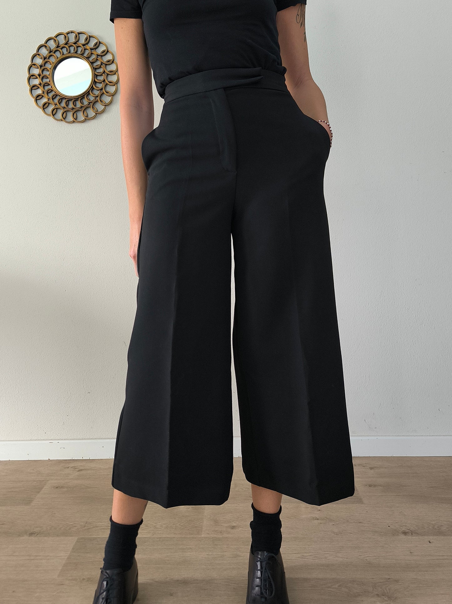 Pantapalazzo nero Zara tg XS/S