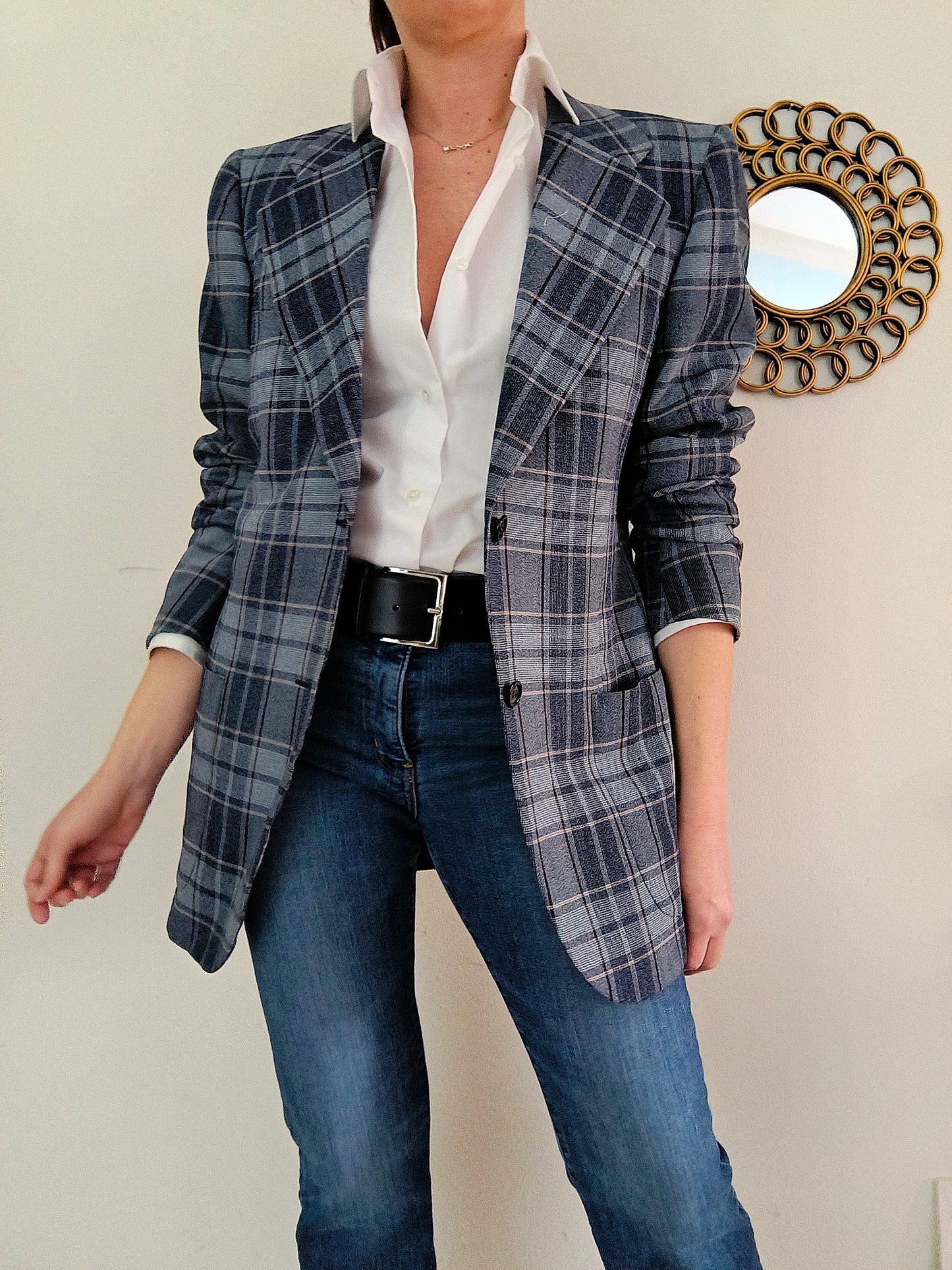 Blazer sartoriale Camellini e Miselli in cotone pesante