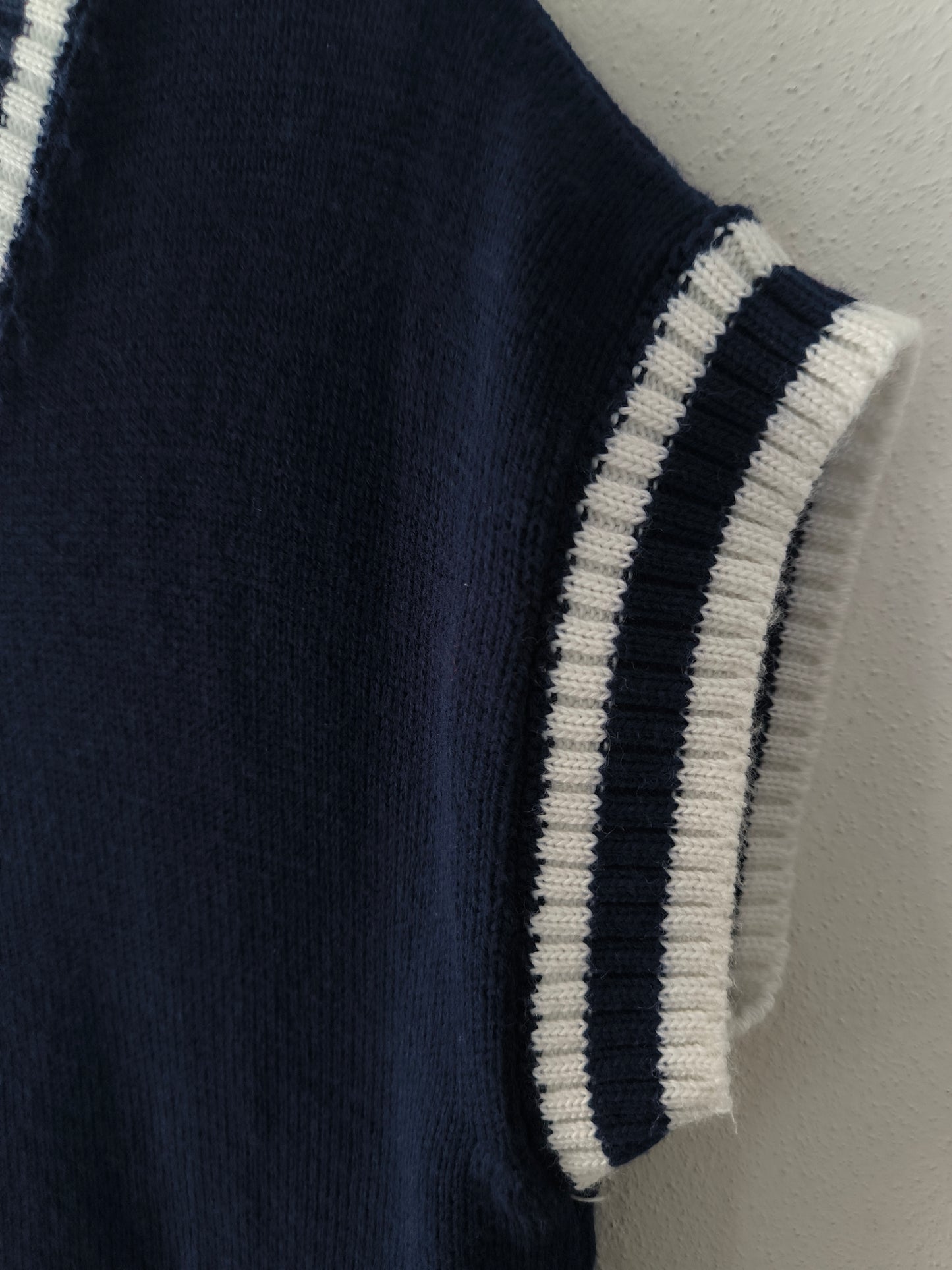 Gilet smanicato blu tg u