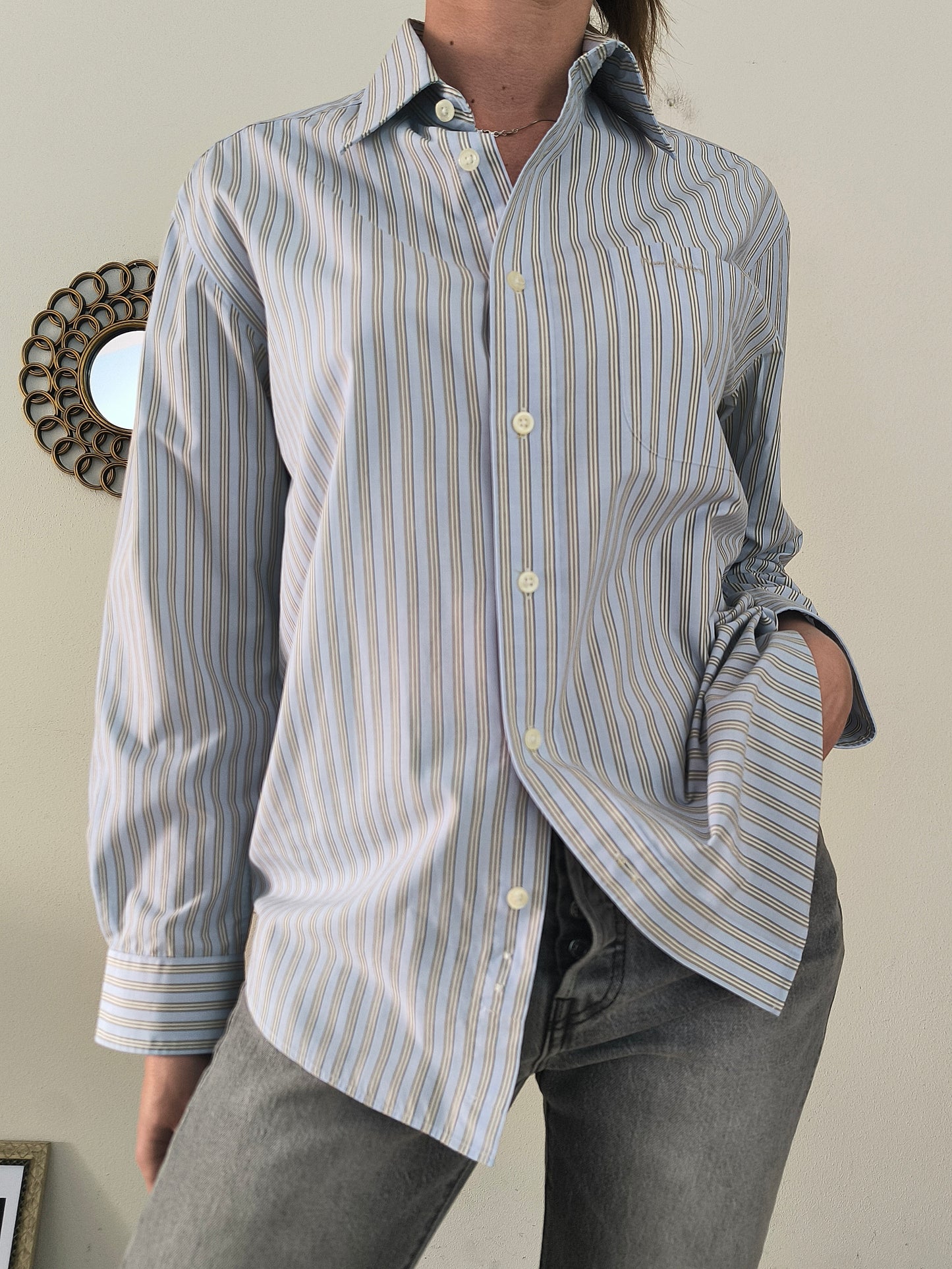 Camicia Pierre Cardin azzurra