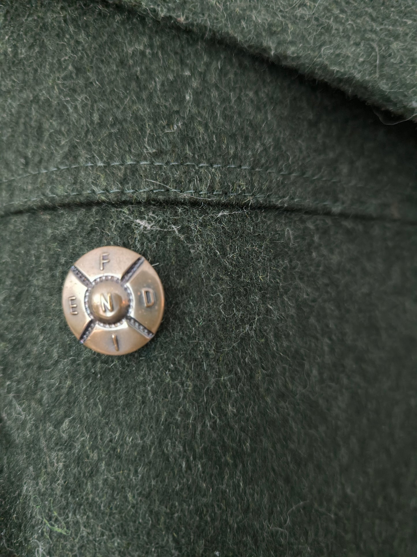 FENDI Cappa in loden vintage