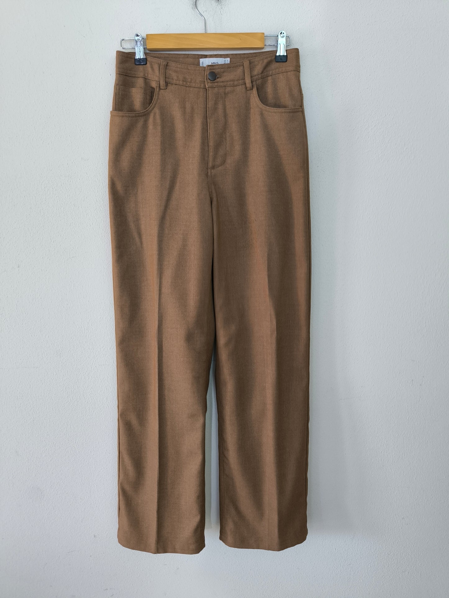 Pantalone ampio Mango marrone chiaro tg S/M