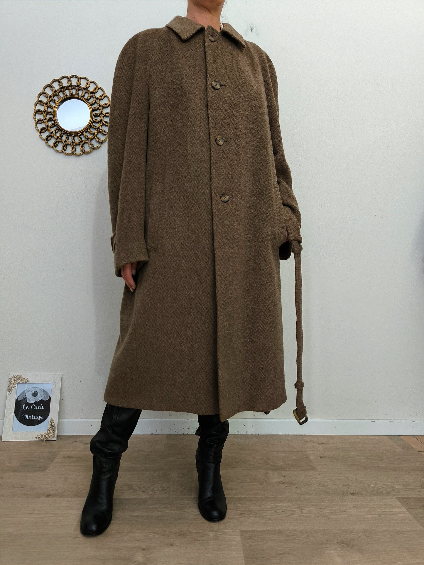 Cappotto Loden marrone tg 48
