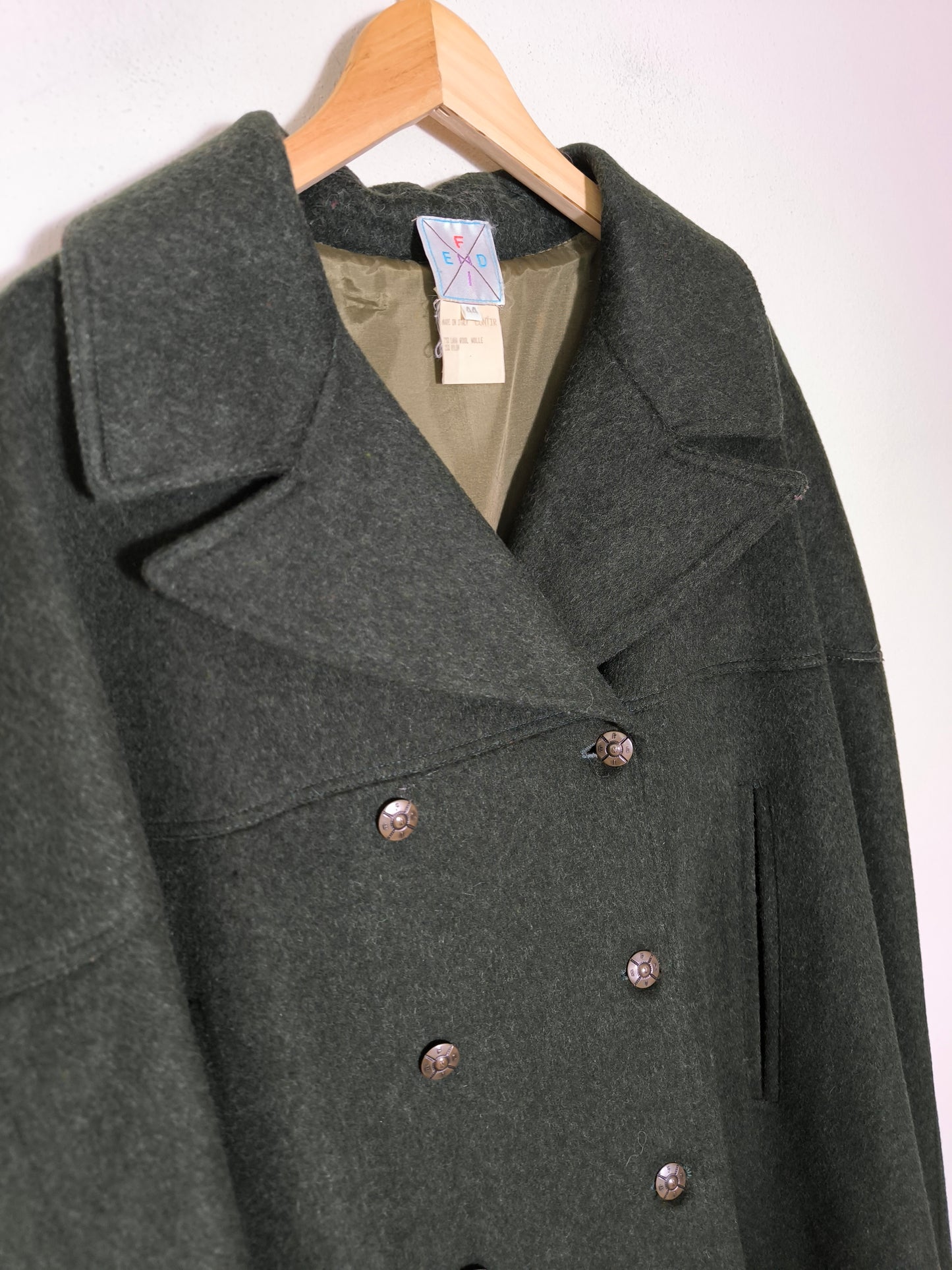 FENDI Cappa in loden vintage