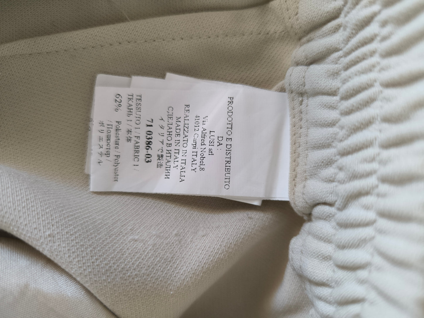 Pantalone panna Kartika