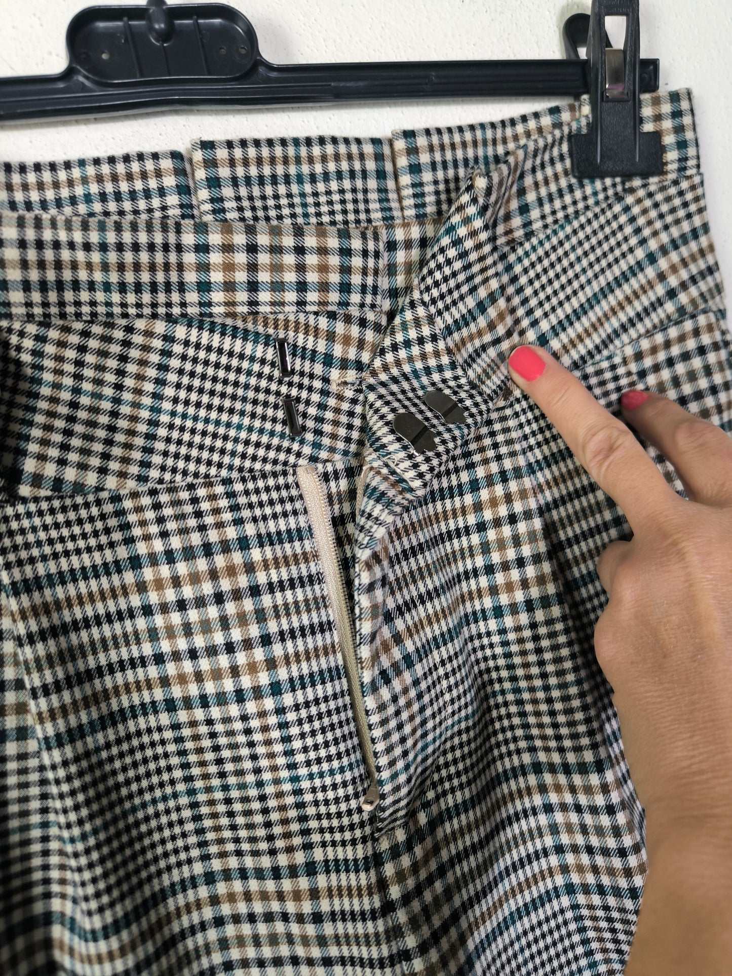 Pantalone vita alta principe di Galles tg S