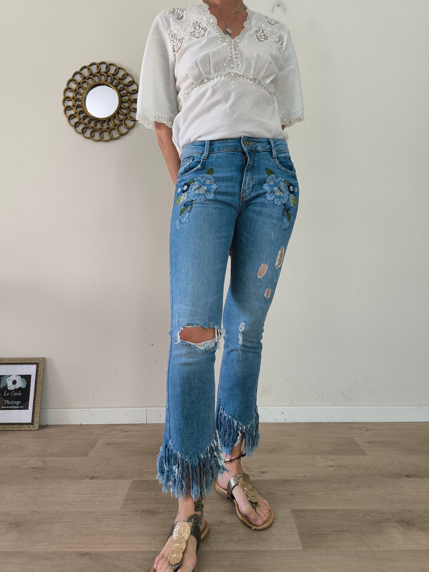 Jeans booho Zara tg 40