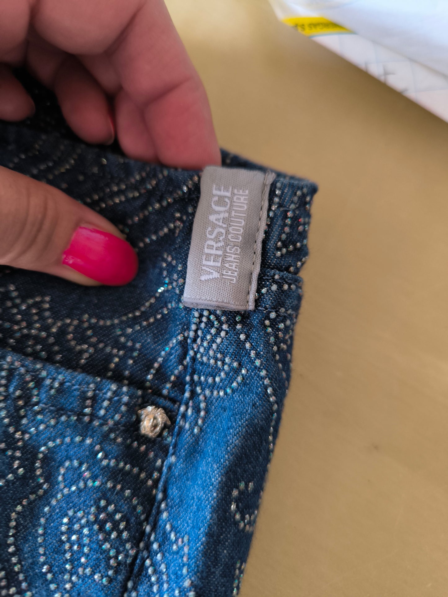 Versace Jeans con brillantini tg 26/40
