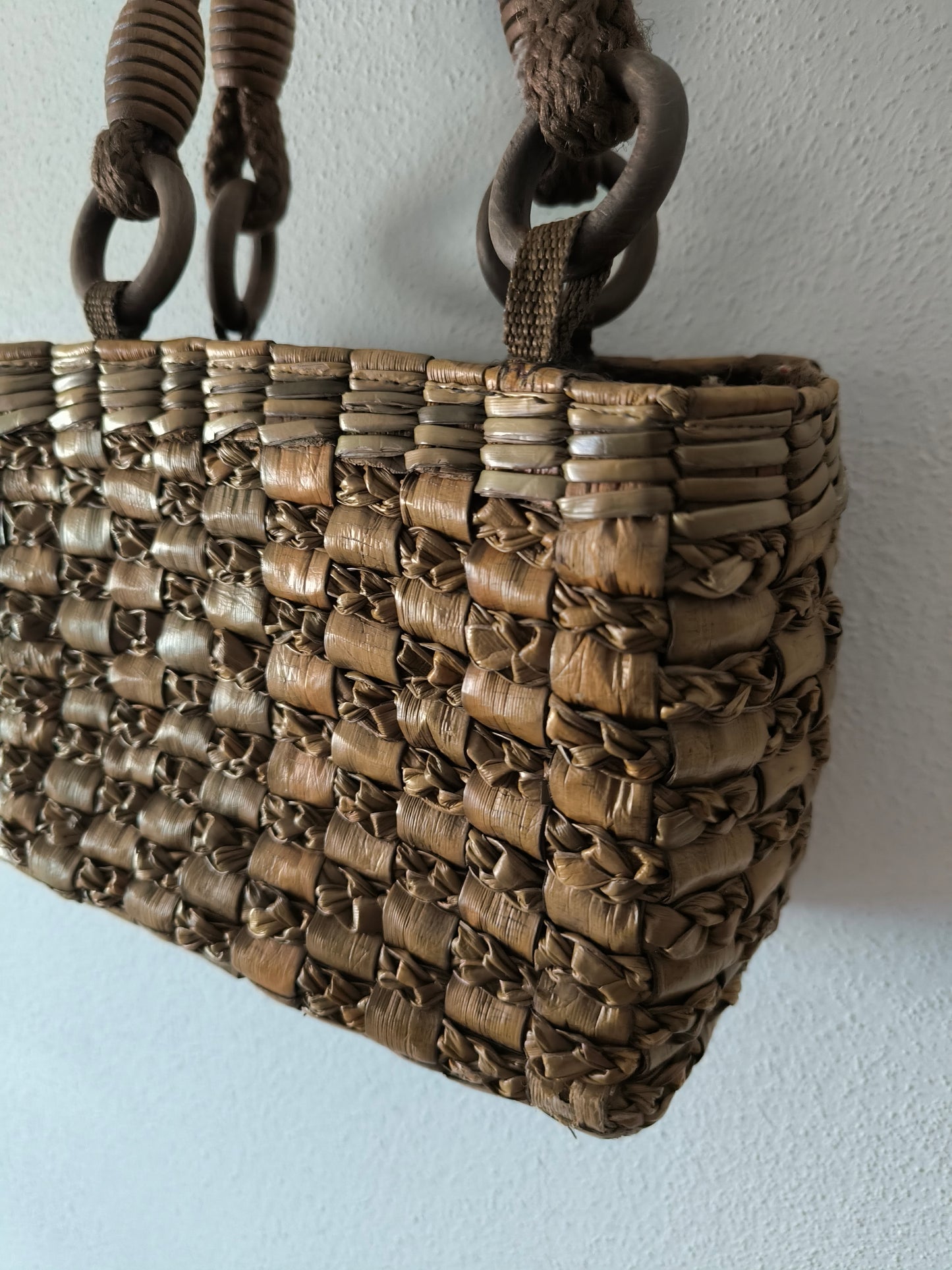 Borsetta vintage in paglia