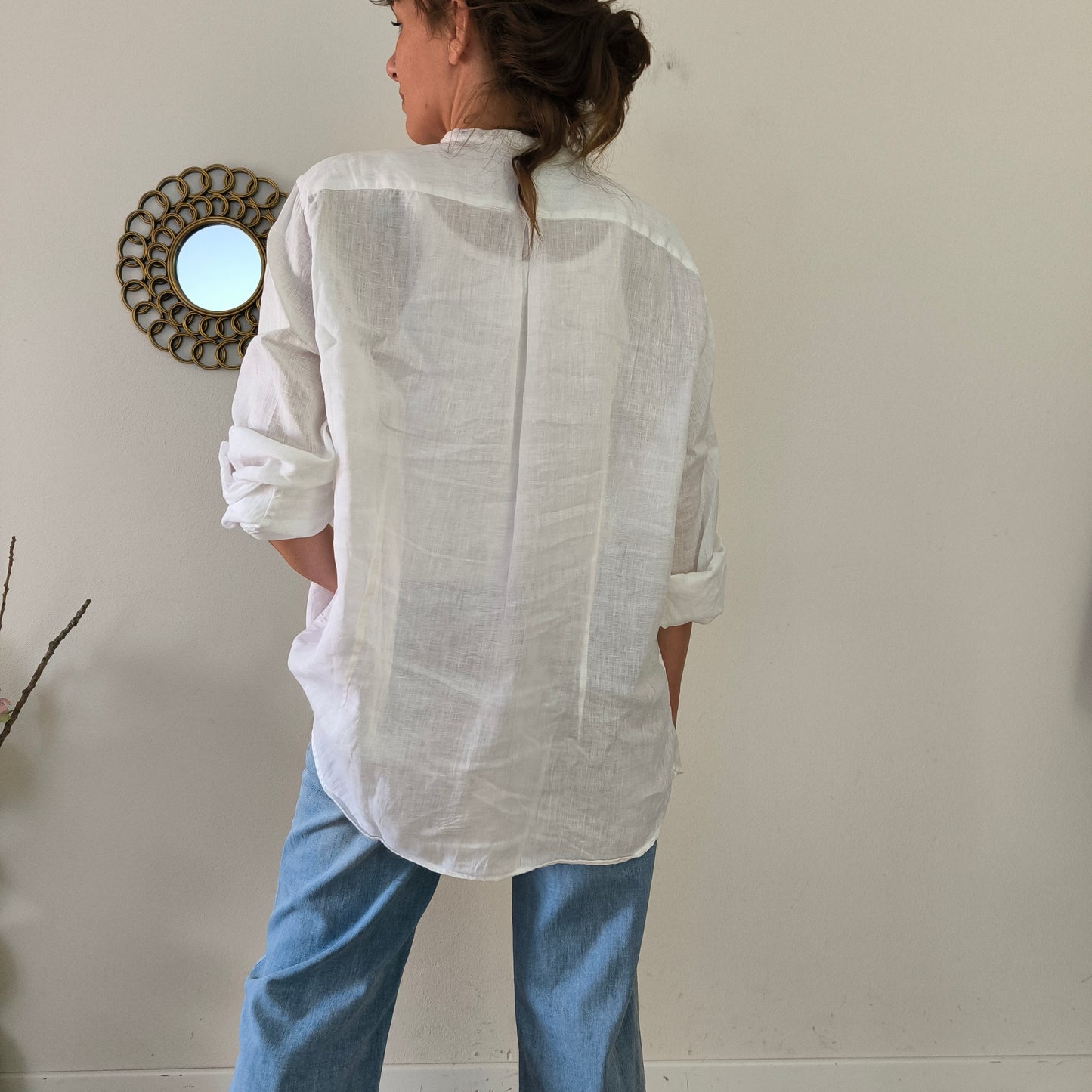 Camicia Berna bianca cotone organico XXL