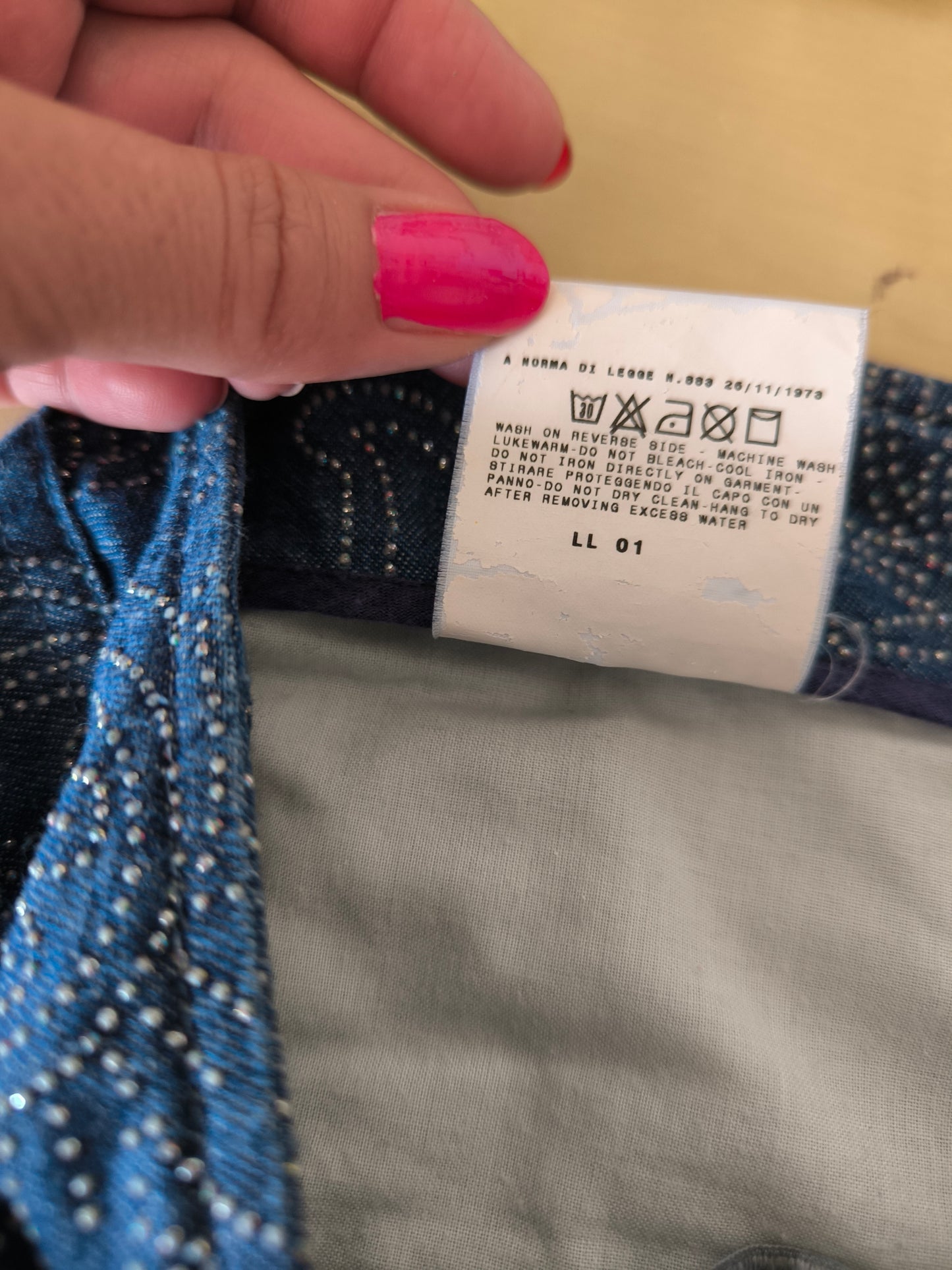 Versace Jeans con brillantini tg 26/40