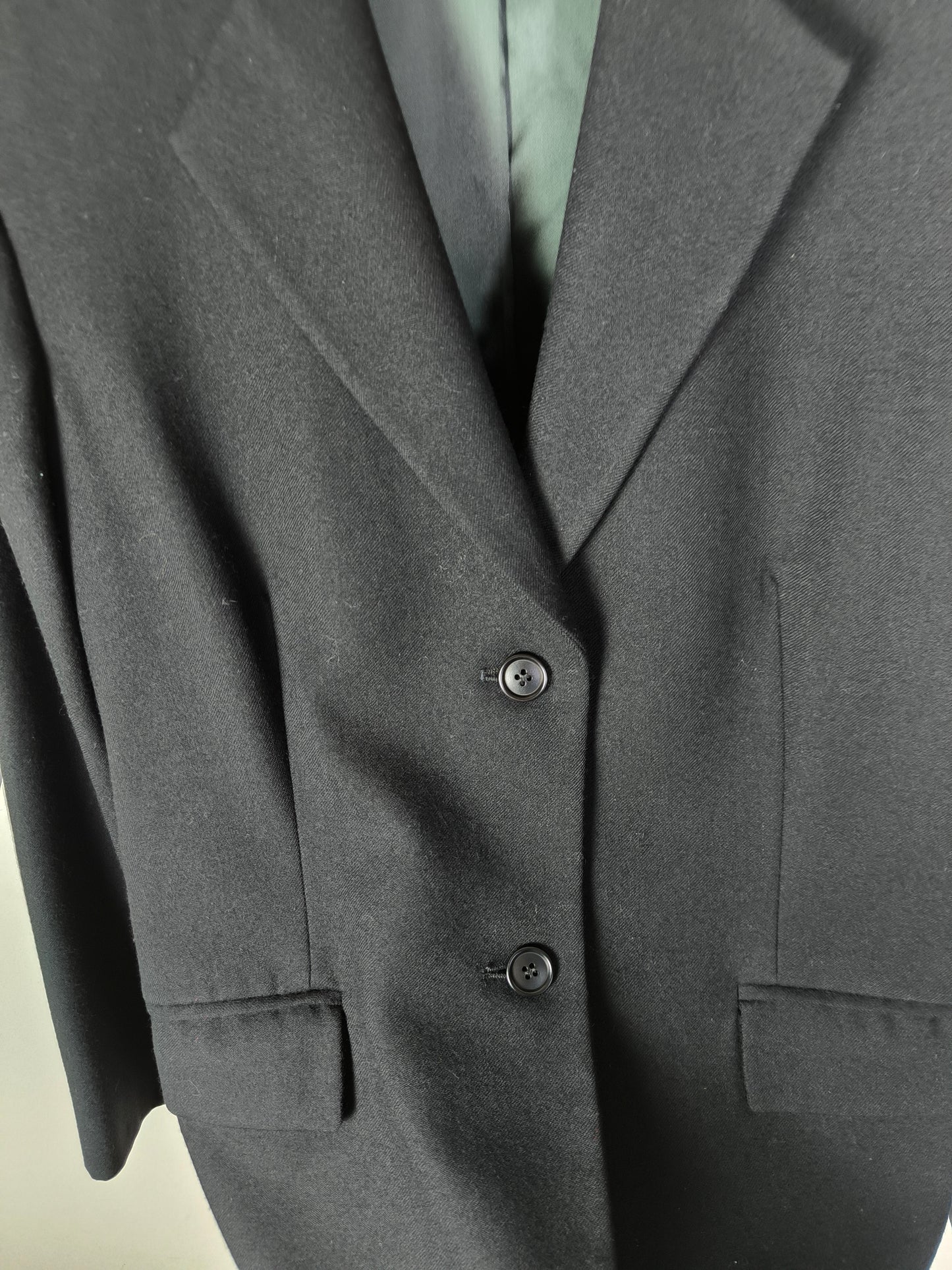 Blazer nero pura lana vergine tg 42