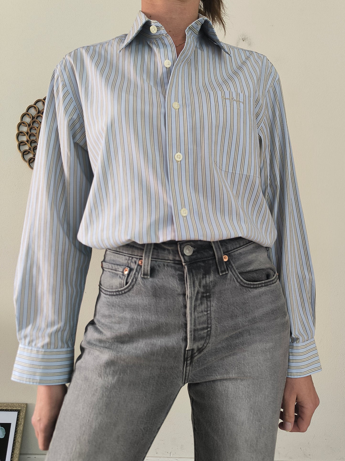Camicia Pierre Cardin azzurra