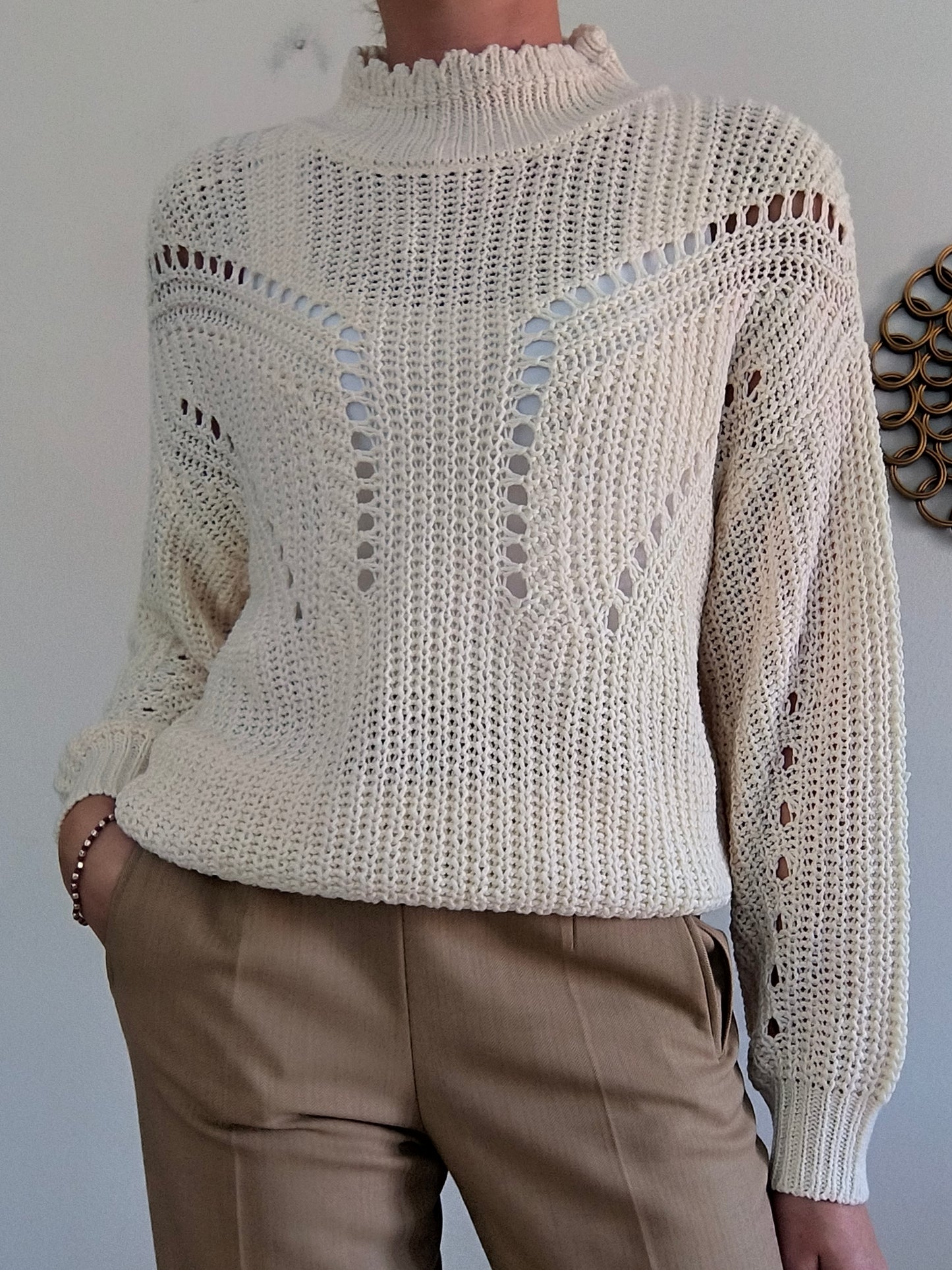 maglione panna Nice &chic