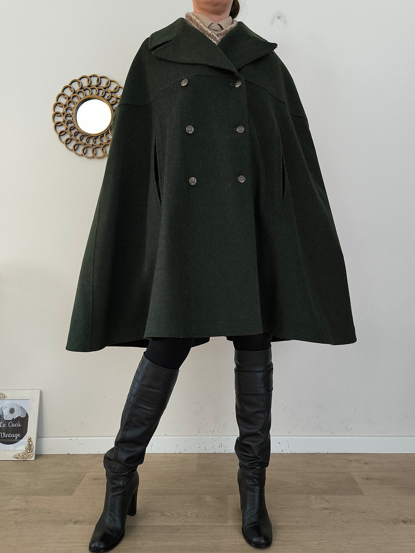 FENDI Cappa in loden vintage