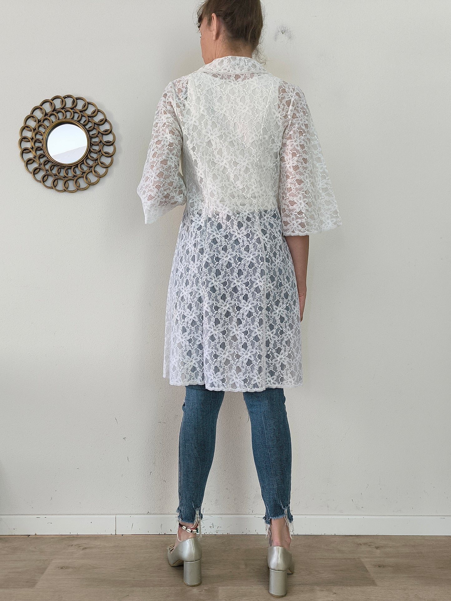 Vestaglina in pizzo anni 60