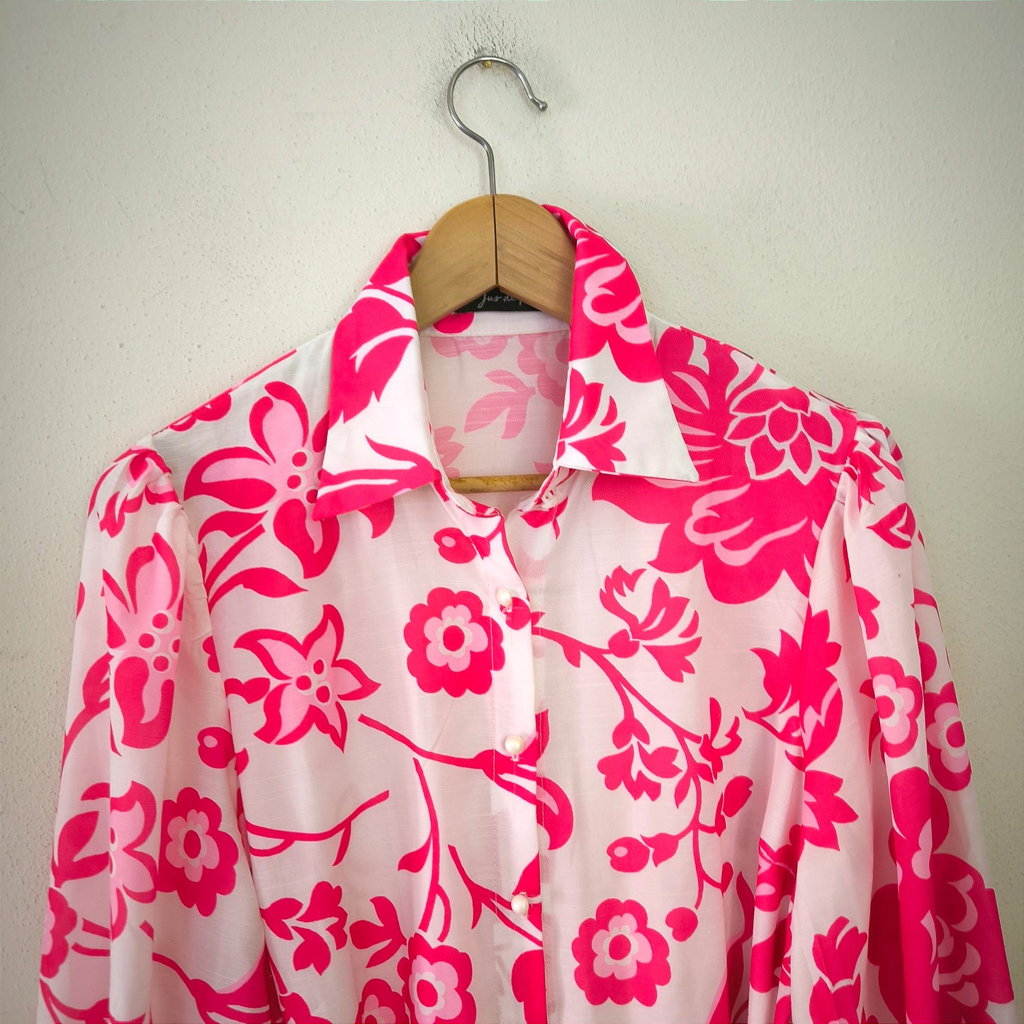 Abito lungo retrostyle flower power