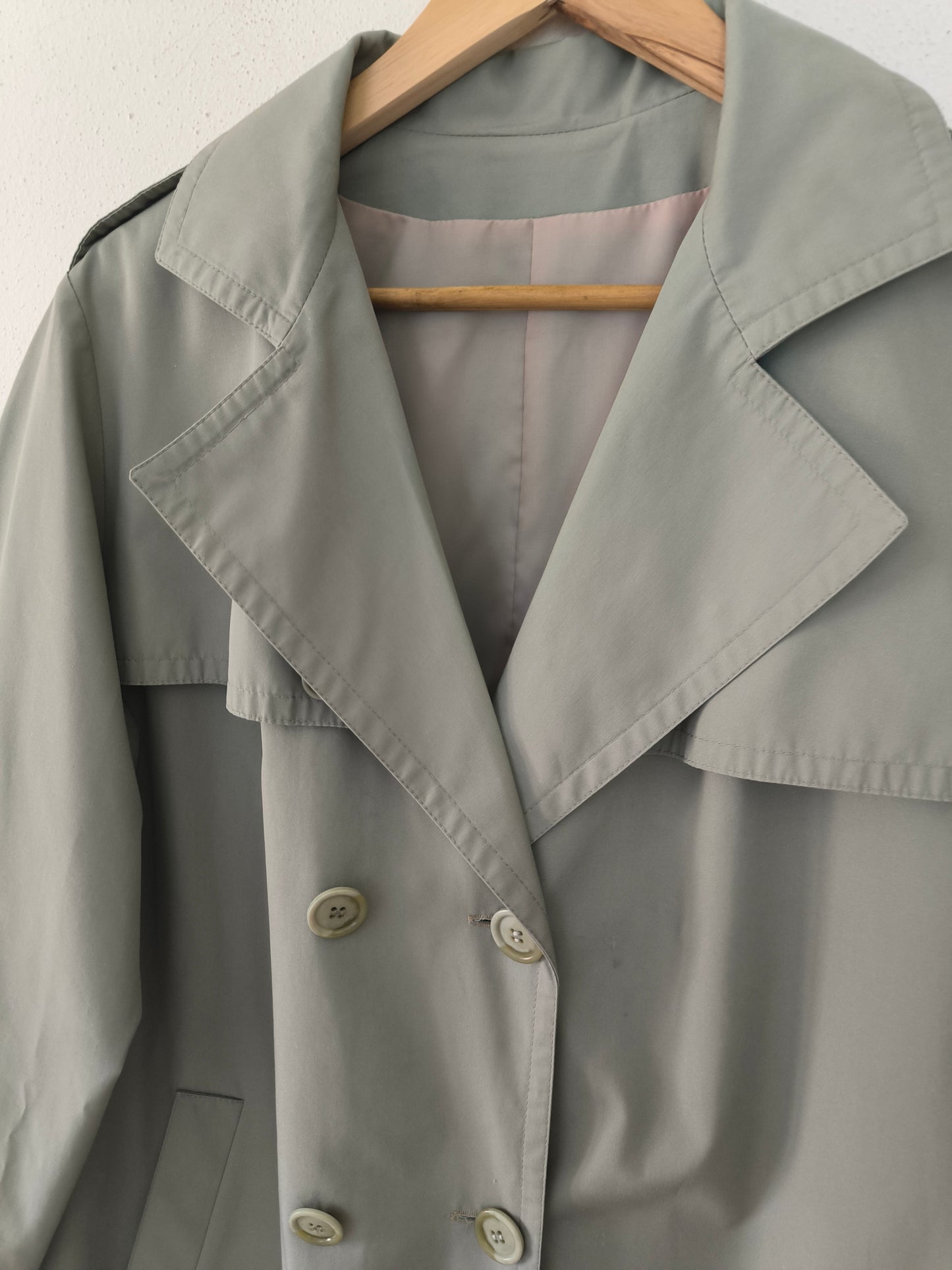 Trench menta/ ghiaccio vintage Arielle