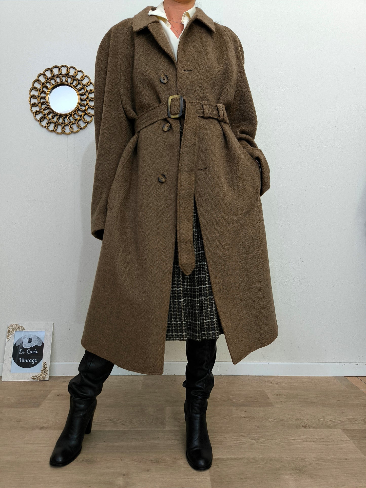 Cappotto Loden marrone tg 48