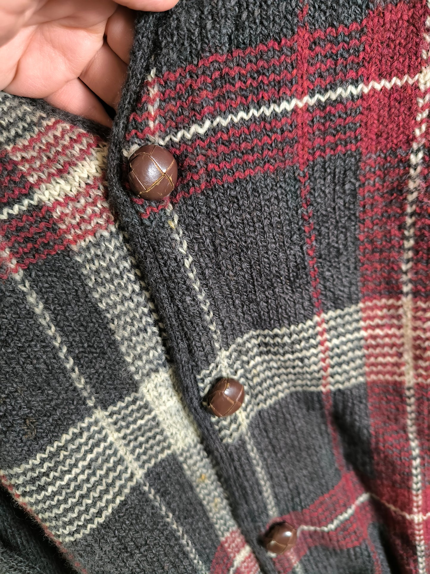 Cardigan Pancari pura lana fit over