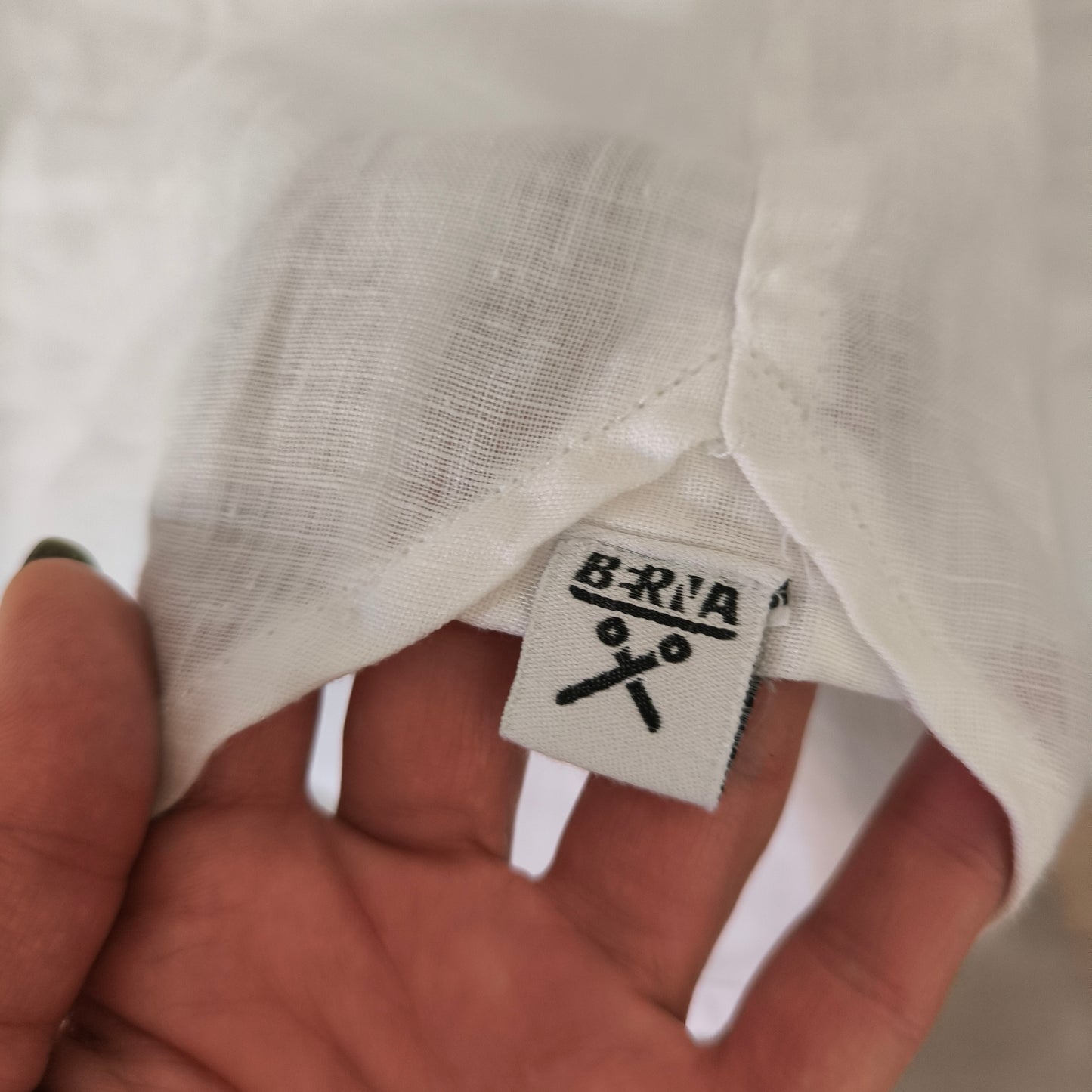 Camicia Berna bianca cotone organico XXL