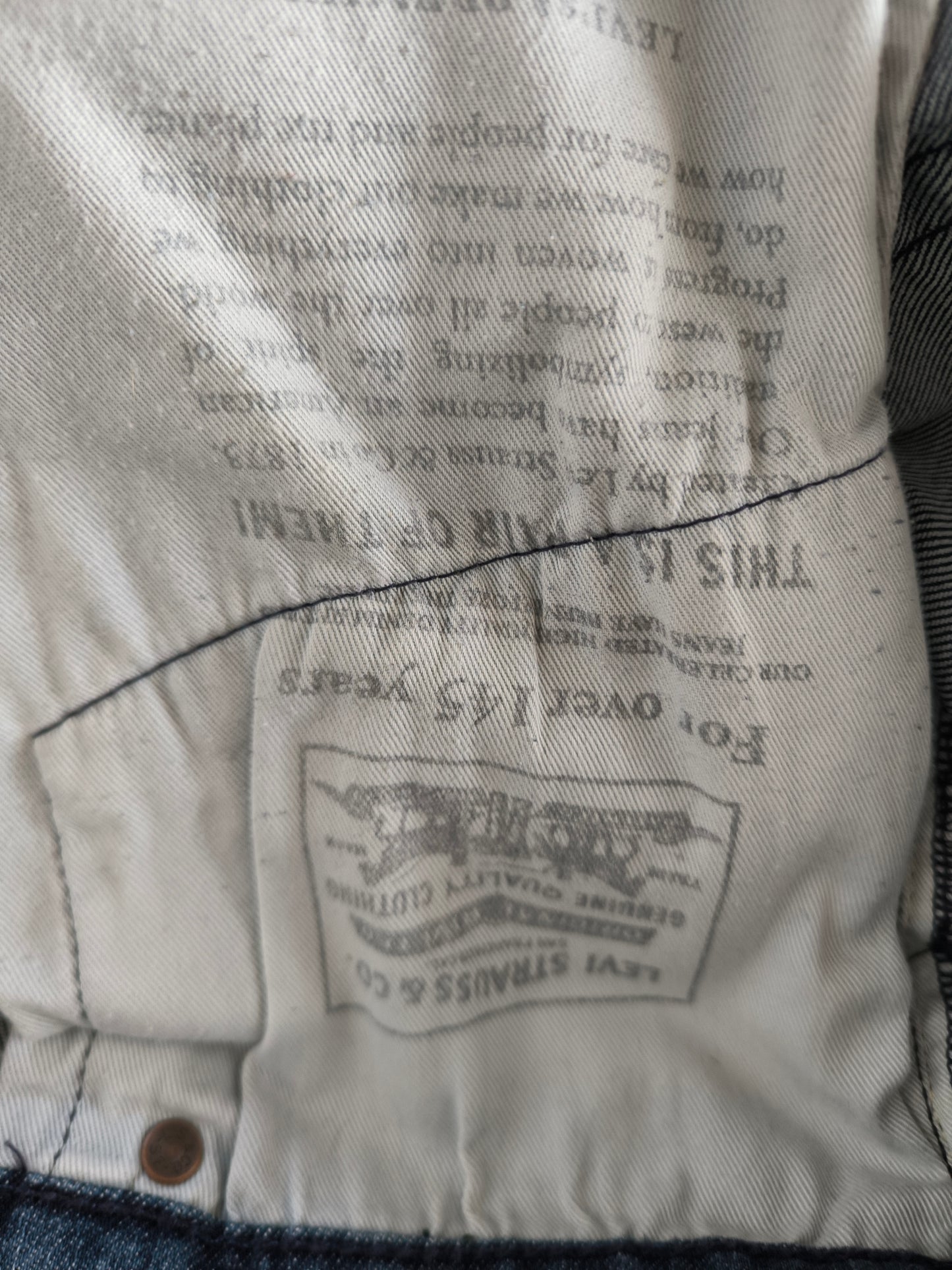 Levi's vintage 34x34 mod 519