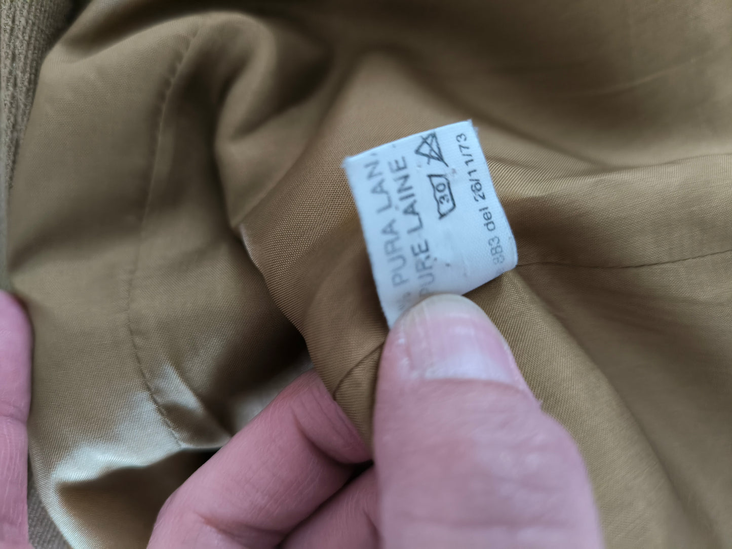 Blazer vintage cammello