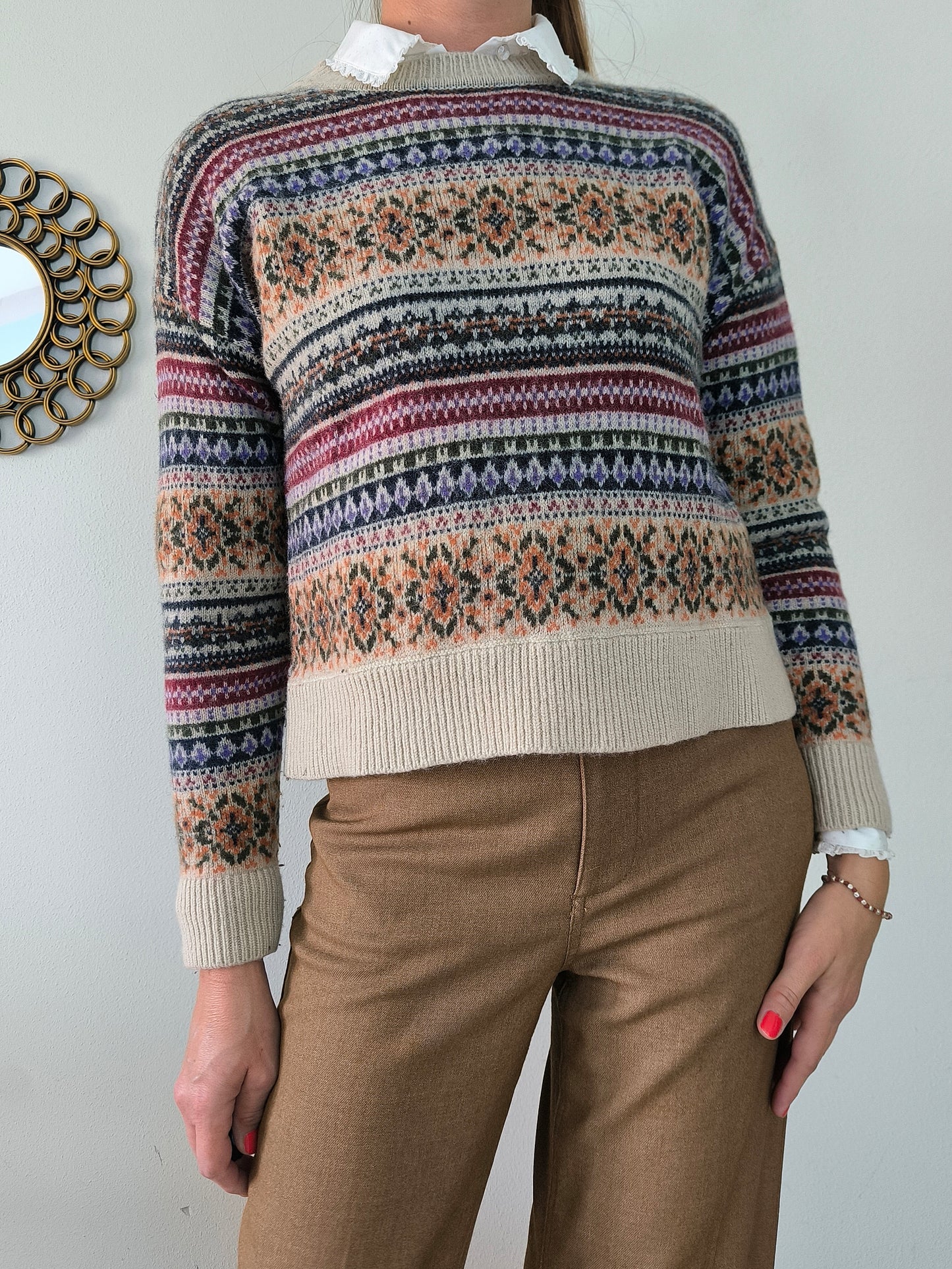 Maglione Scout fantasia misto lana