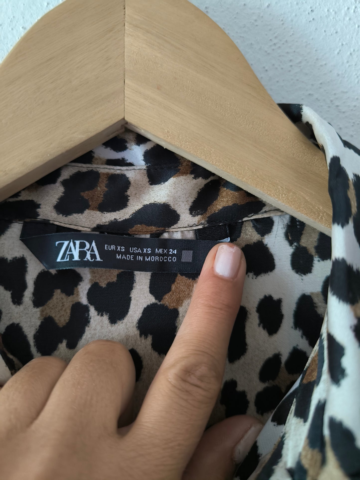 Camicia animalier zara