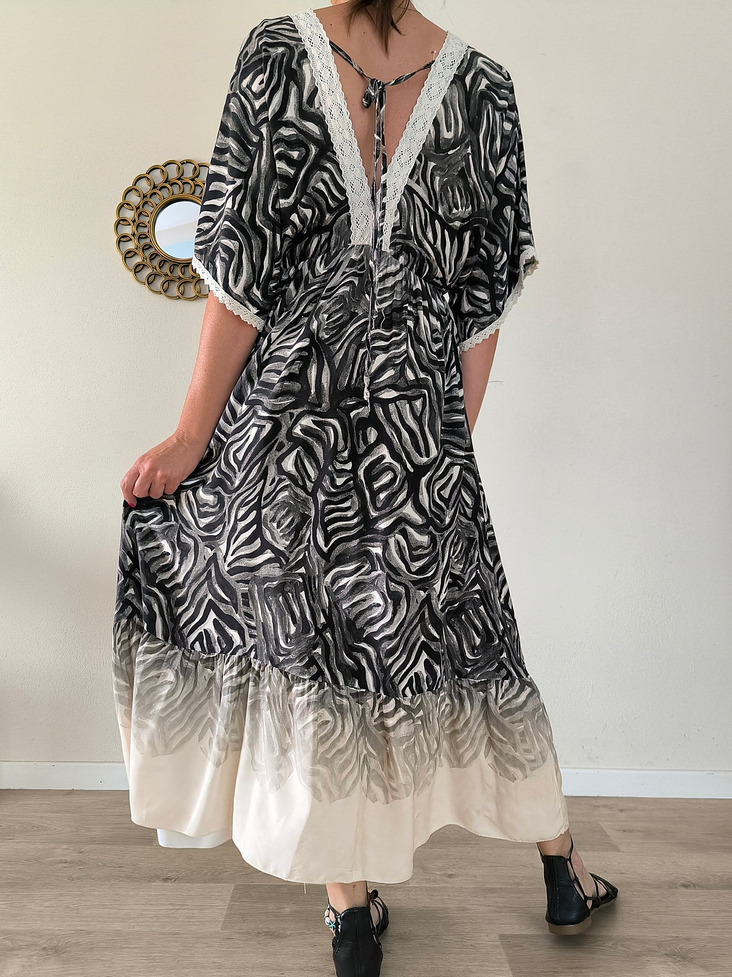 Abito Boho animalier tg U