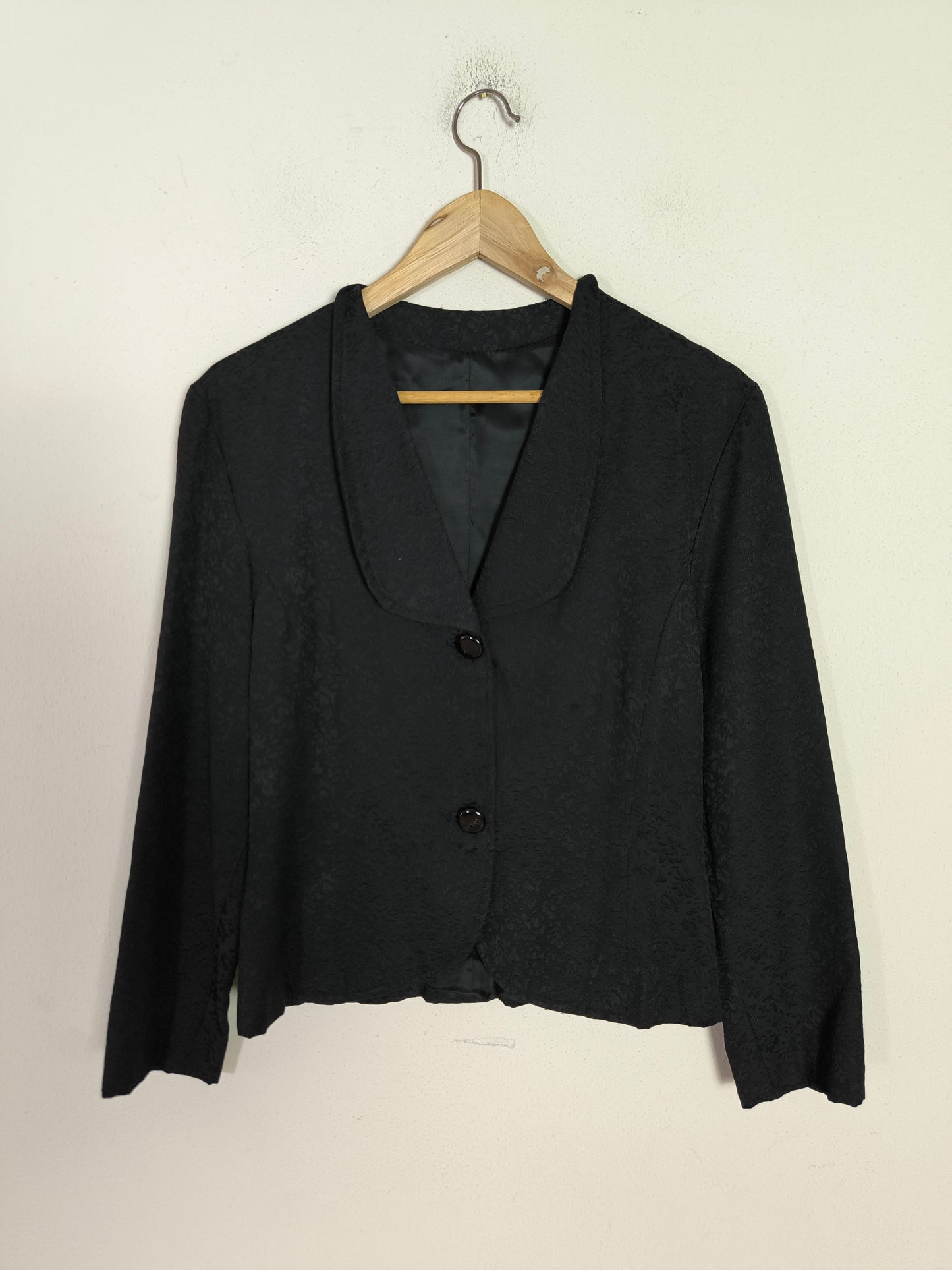 Blazer 1950's in jacquard nero tg M